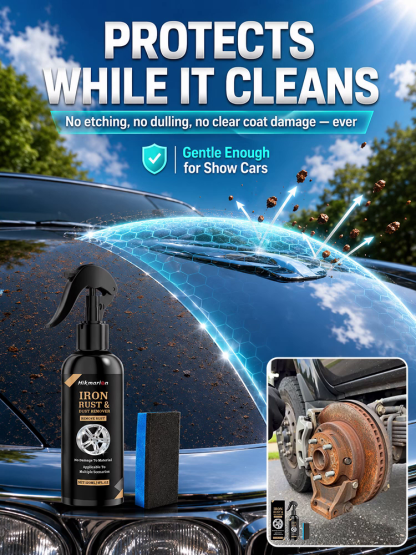 【Just Spray and Wipe to Restore Rusty Metals to a Mirror Shine in 3 Seconds!】 One-Spray Rust Remover🔥One Spray Provides Up to 50 Years of Antioxidant Protection!