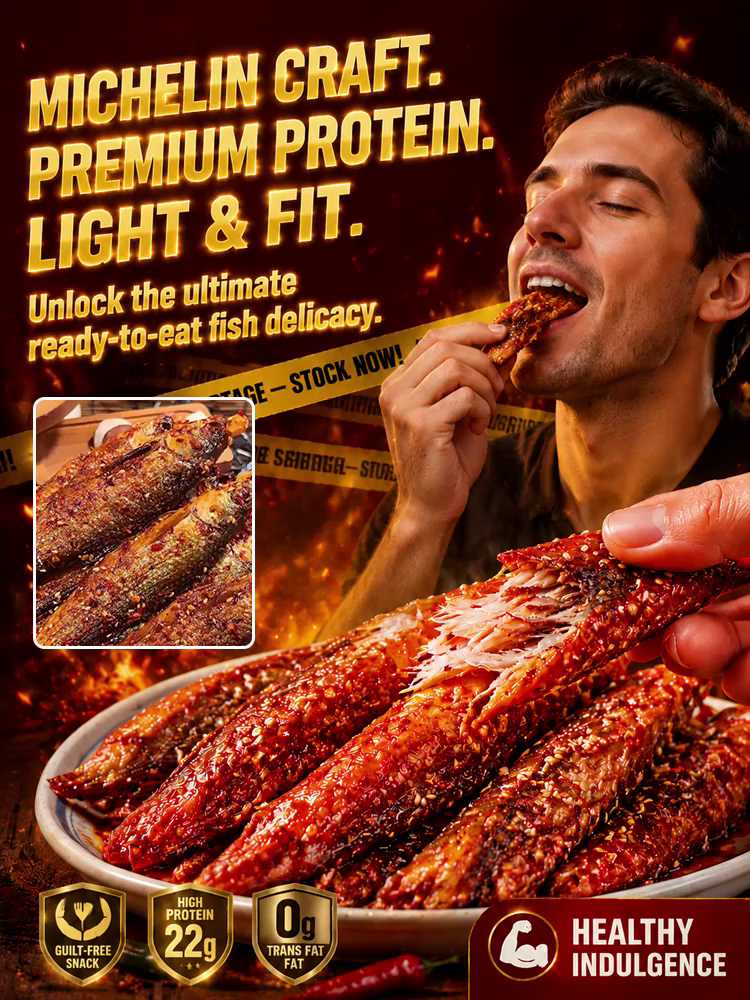 【280 fish per pack】Ultimate Melt-in-Mouth Slow Roasted Wild Fish | Melt-In-Mouth Juicy 🐟 Premium Hand-Torn Juicy Fillets 🤤