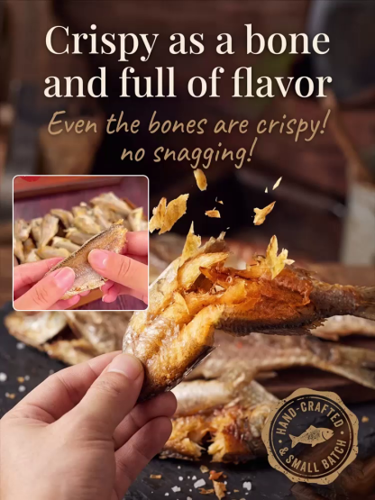 【One bag / 50 fish】Ready-to-eat crispy and delicious dried yellow croaker ❤ Non-fried, low-calorie