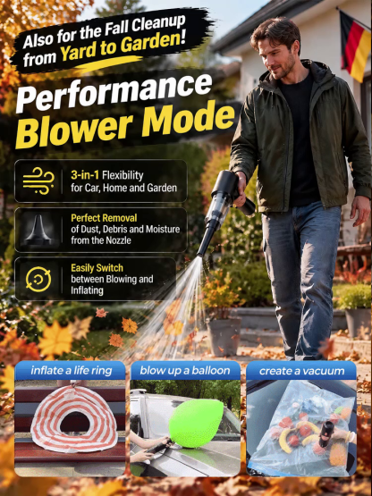 🌪️⚡ 32,000 Pa storm-force suction erases all dirt instantly!