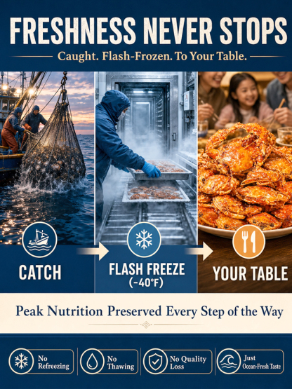 【 Approximately 100 / pack】Freshly Caught Deep-Sea Crab with Plenty of Meat | Spicy Crispy Ready-to-Eat Baby Crabs 🦀