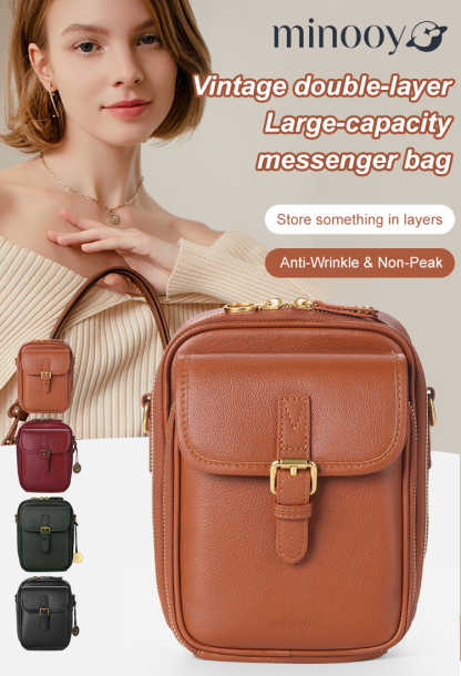 🎒RFID Secure Smart Sling Bag for Women, Lightweight with 9 Organised Pockets👜