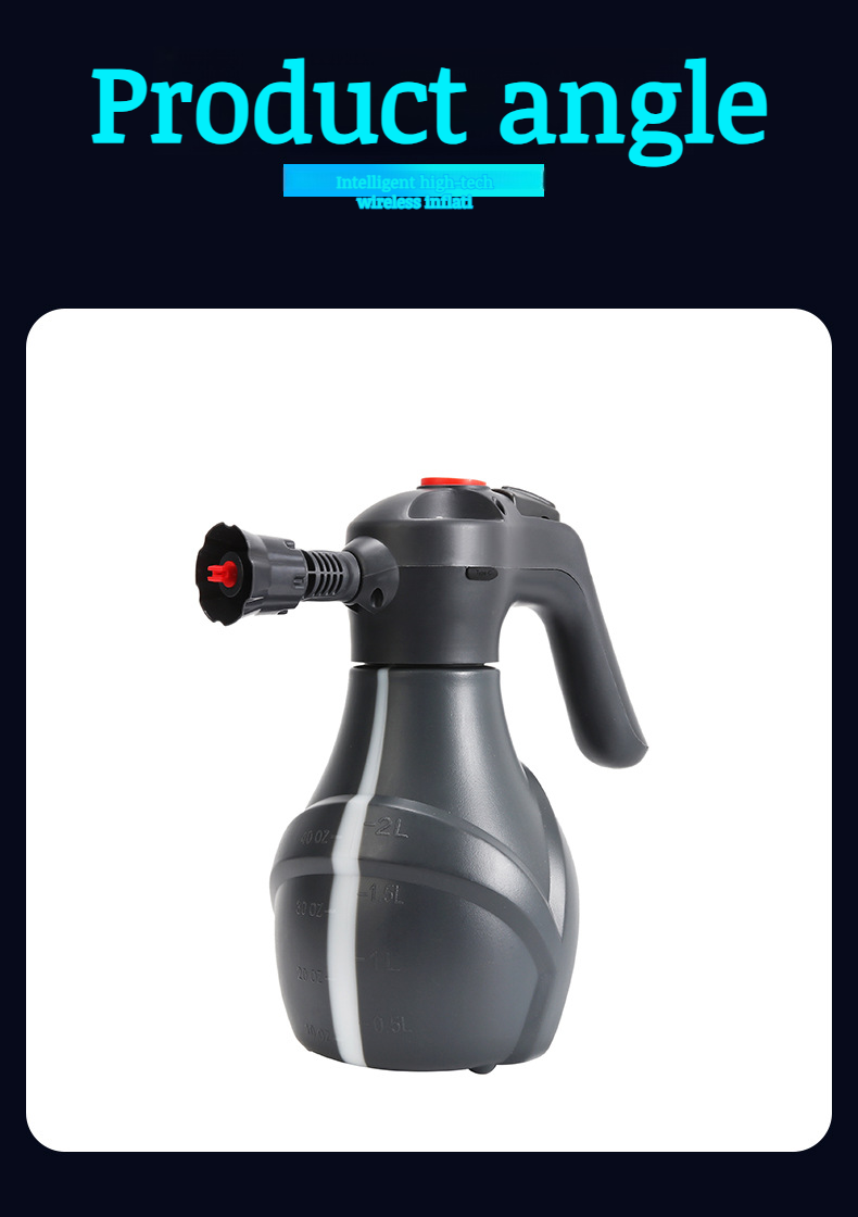 Small electric garden sprayer for cleaning and watering