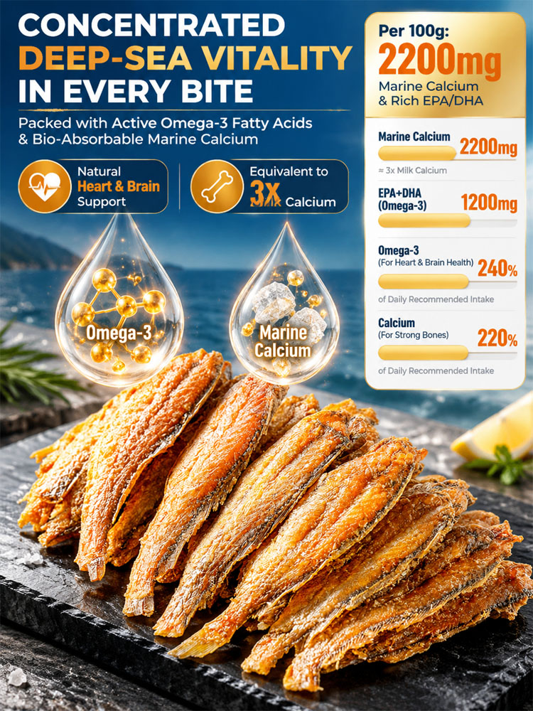 【✨<Available Only 21 Days/Year>】Premium Wild Arctic Deep-Sea Golden Croake❤ Non-fried, low-calorie