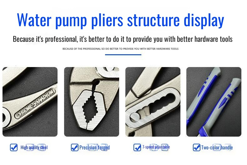 Heavy-duty multifunctional pipe pliers for home use