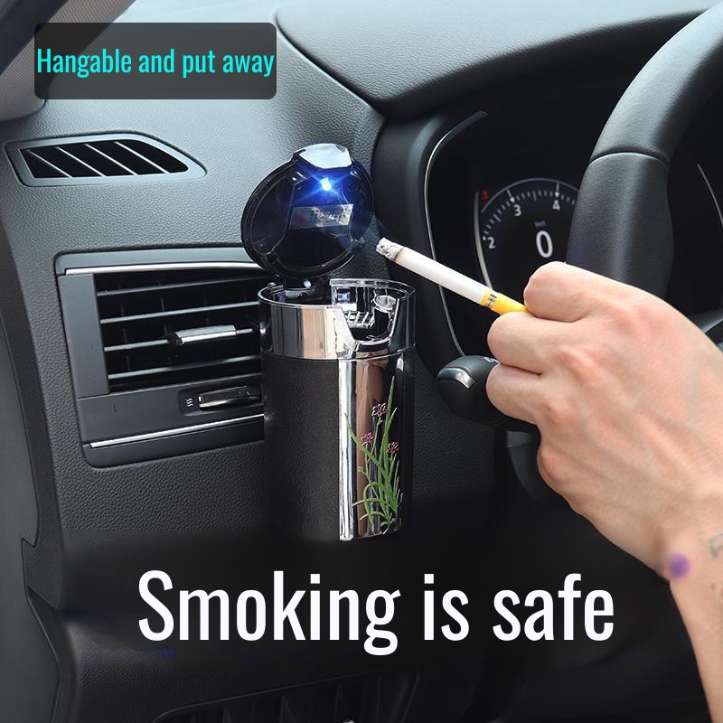 High quality LED car ashtray for car interior