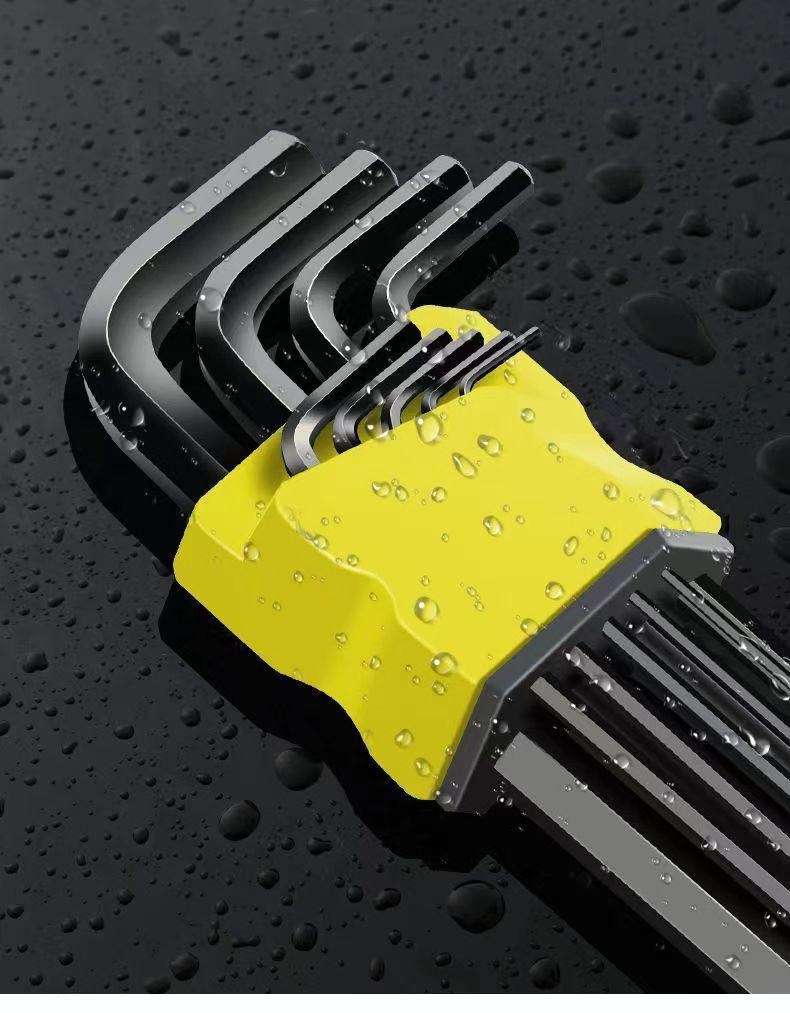 Ergonomic design hex wrench for easy grip