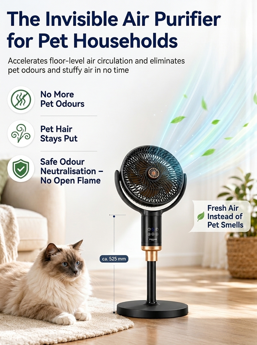 🌬️ 3D Touch-Control 3-Min Whole Room Cooling | Ultra-Quiet Under 25dB | Low Running Cost | Half Price Clearance!