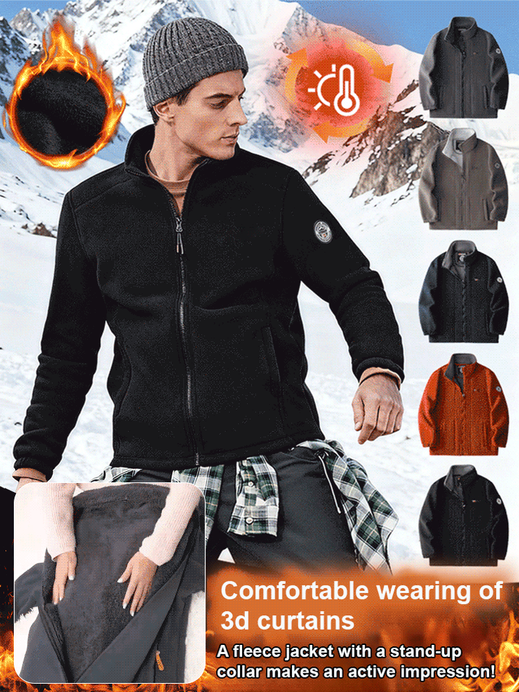 Norwegian high-end outdoor brand【Double-sided fleece-lined jacket】99% cashmere