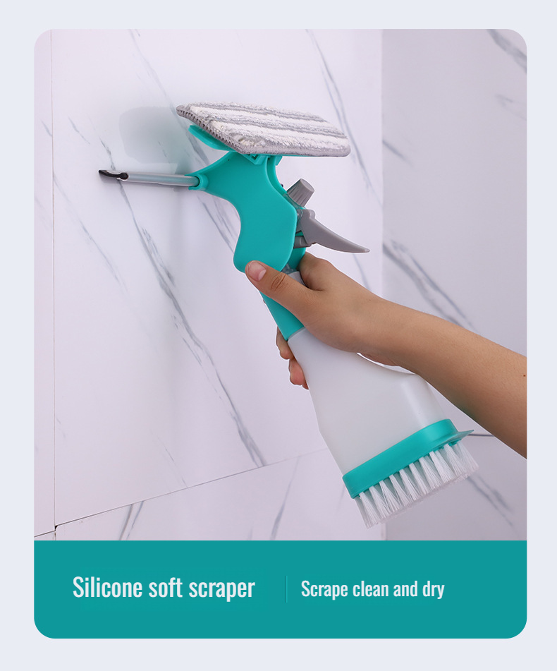 Streak-free glass cleaning wiper for windows