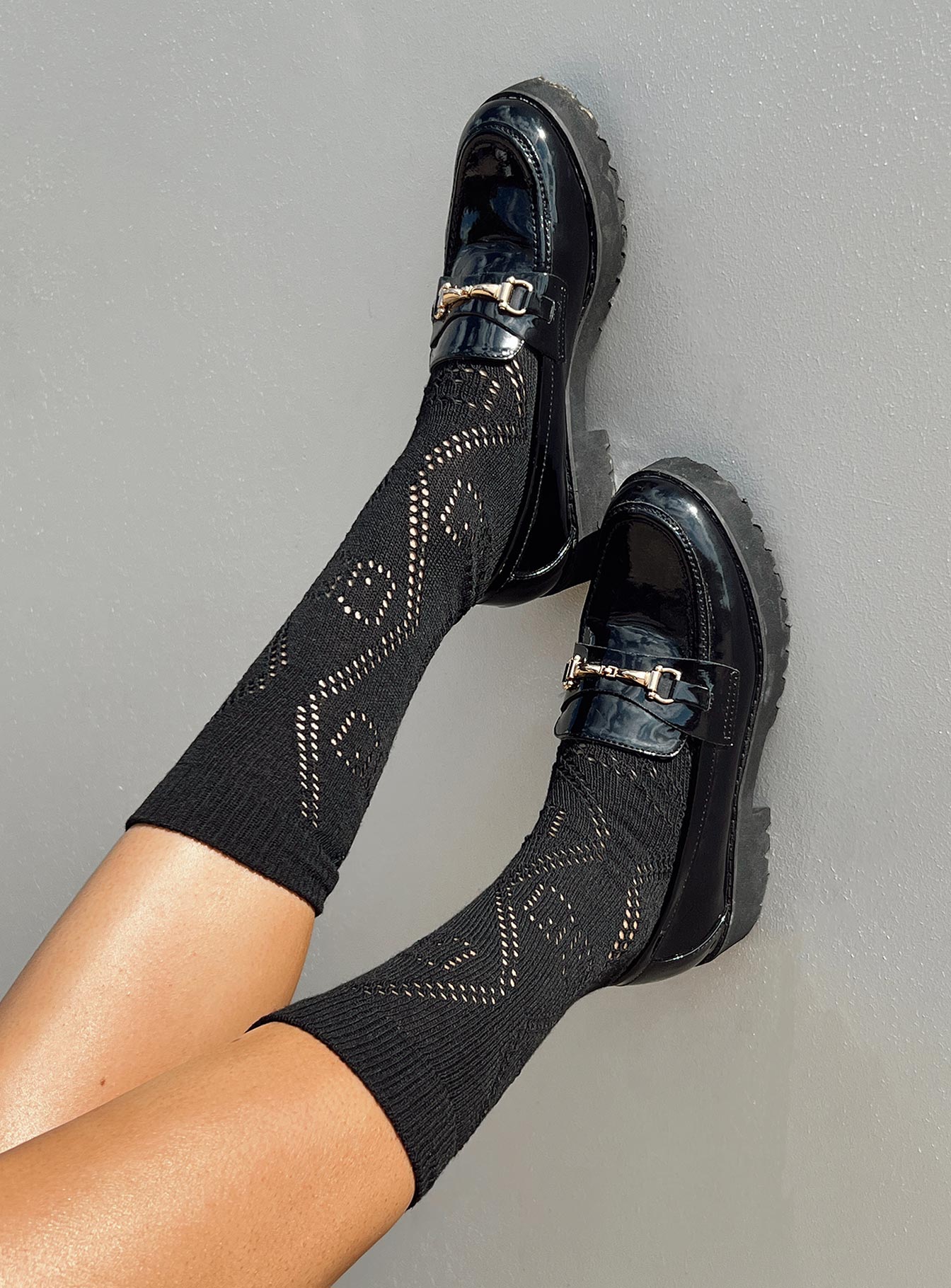 Kael Socks Black-Heyiad