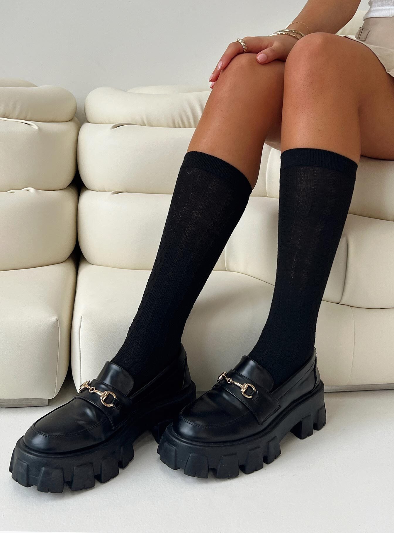Davie Sock Black-Heyiad