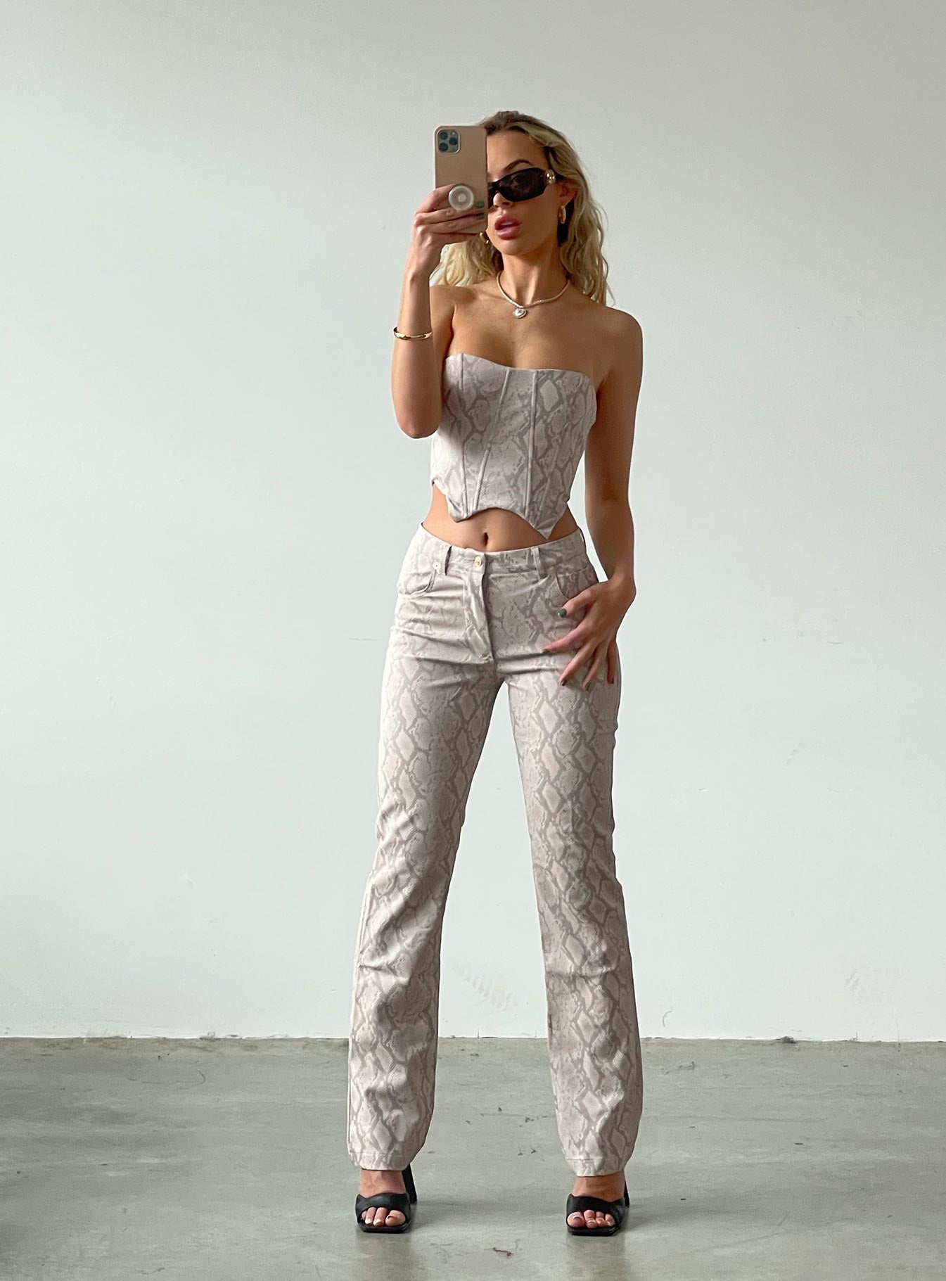 JGR & STN Lil Snake Pant Grey Snake-Heyiad