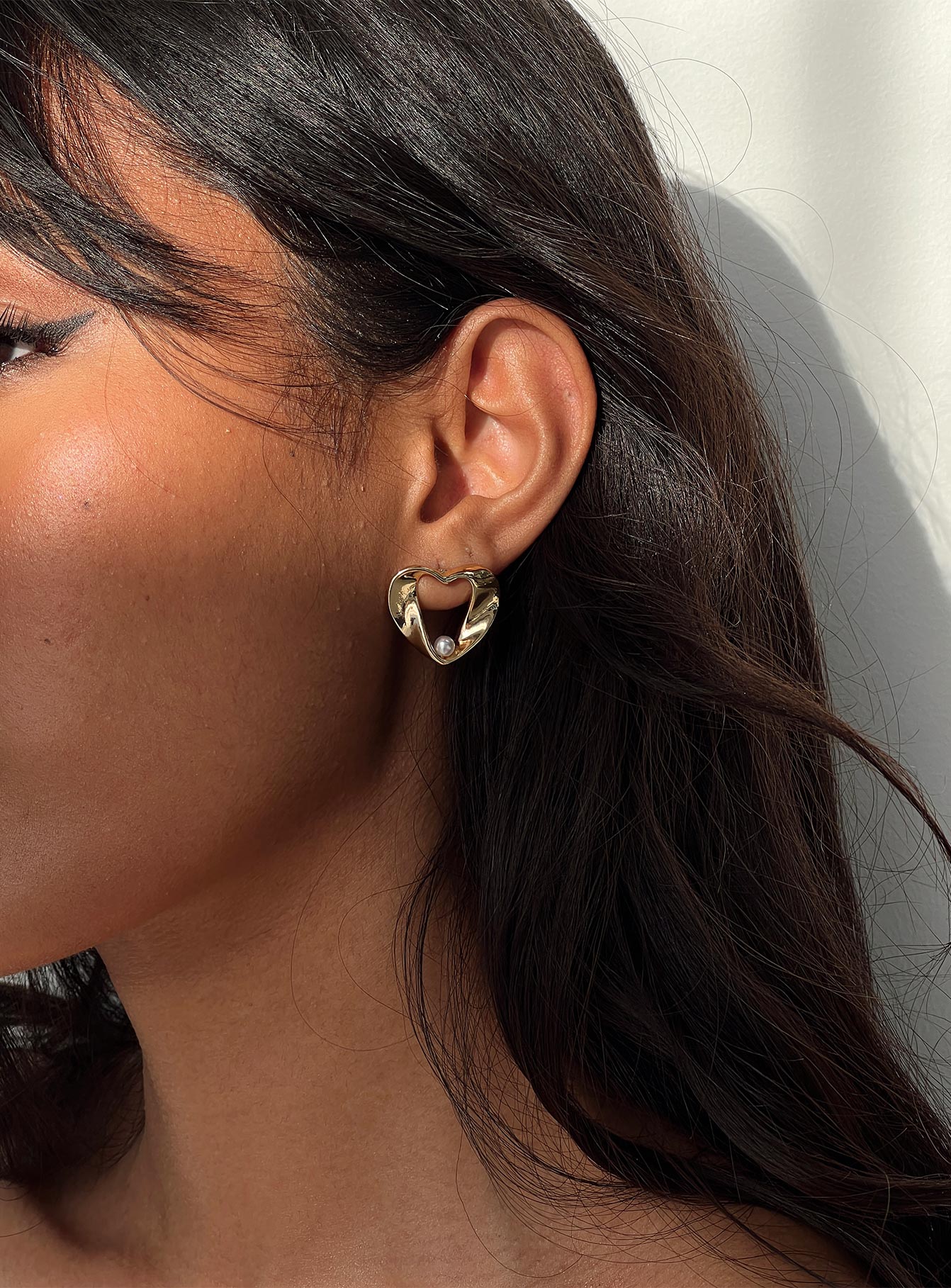 Isadore Earrings Gold-Heyiad