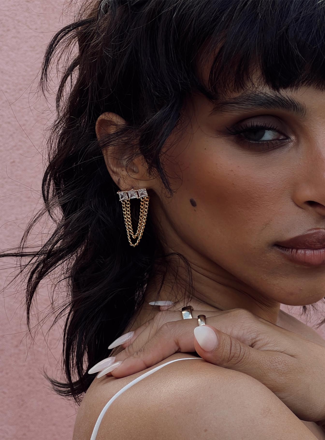 Julita Earrings Gold-Heyiad