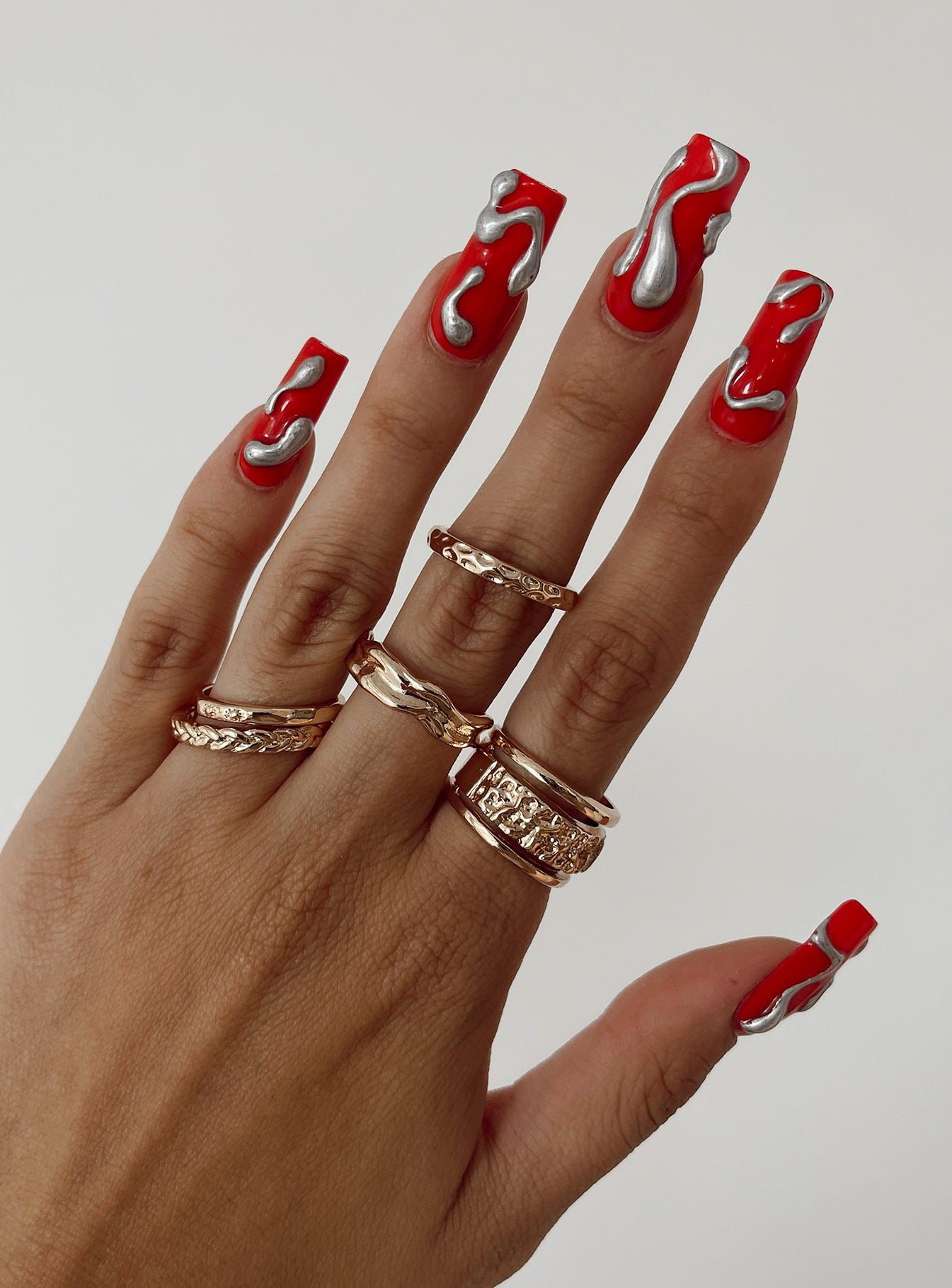 Isabel Ring Pack Gold-Heyiad