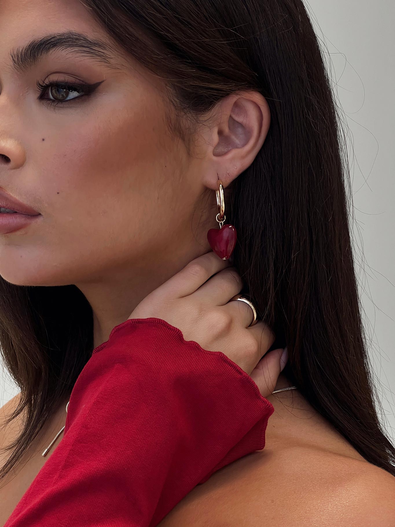 Kaiza Earrings Gold-Heyiad