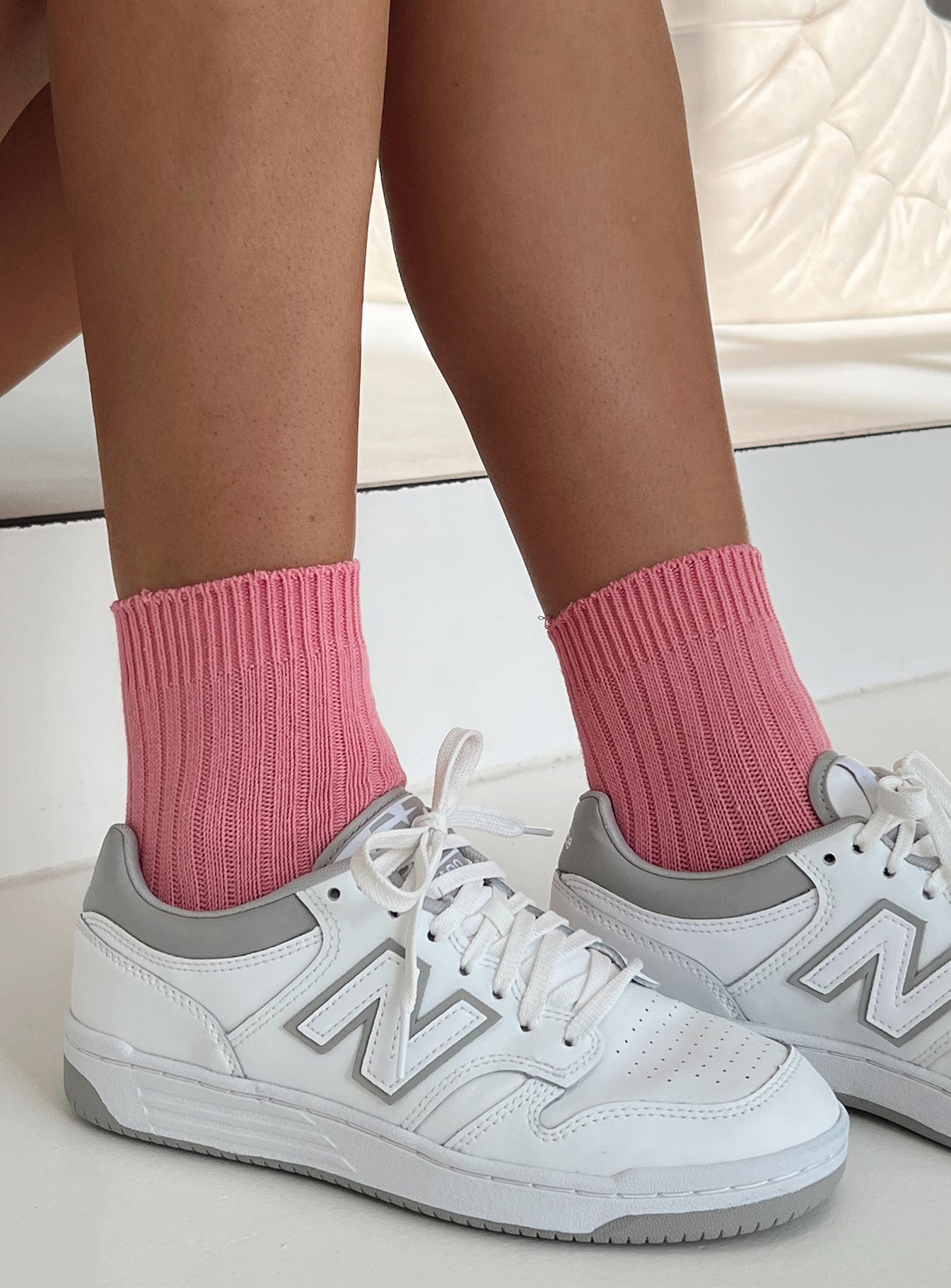 Jora Socks Pink-Heyiad