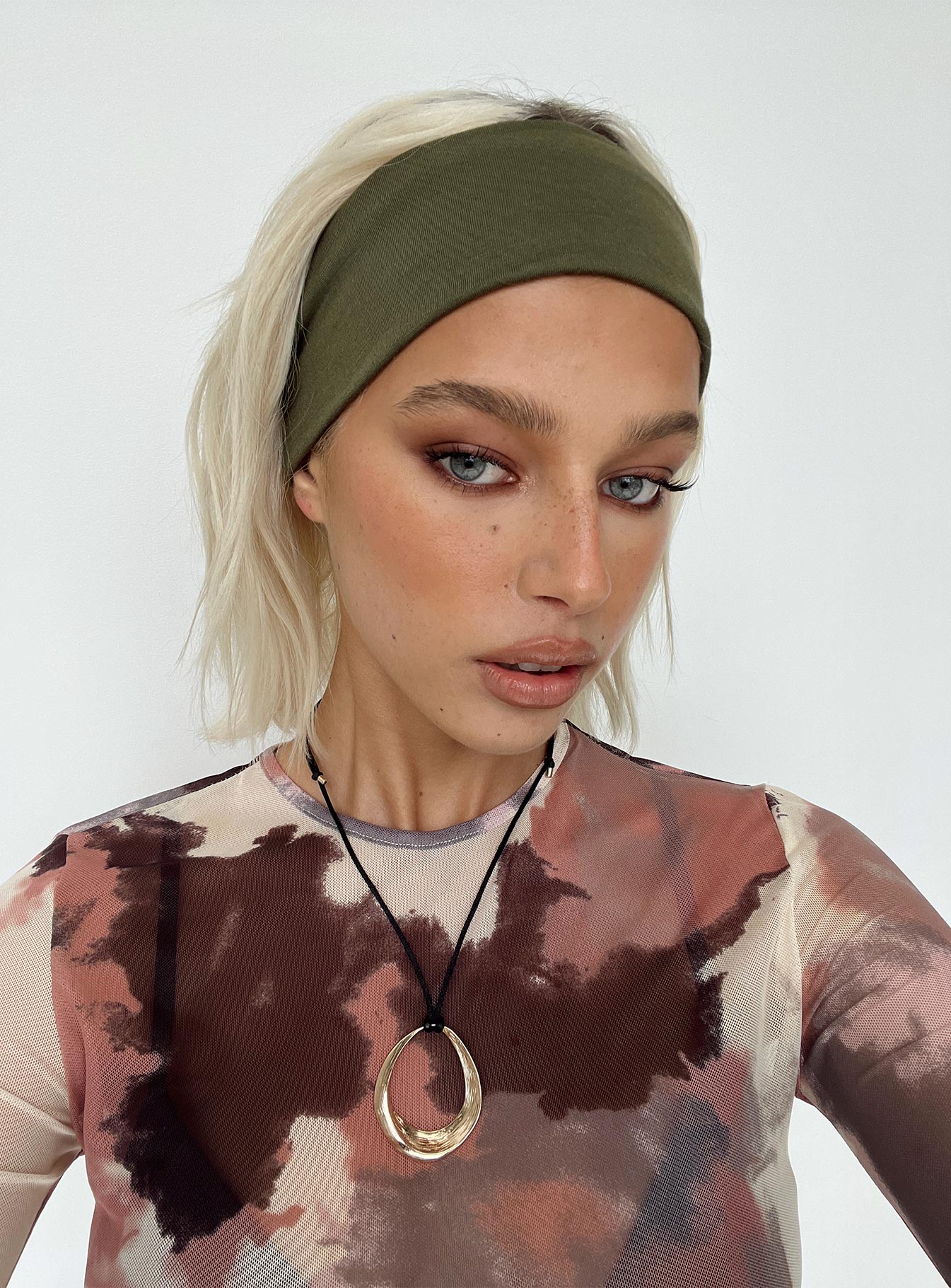 Juney Headband Olive-Heyiad