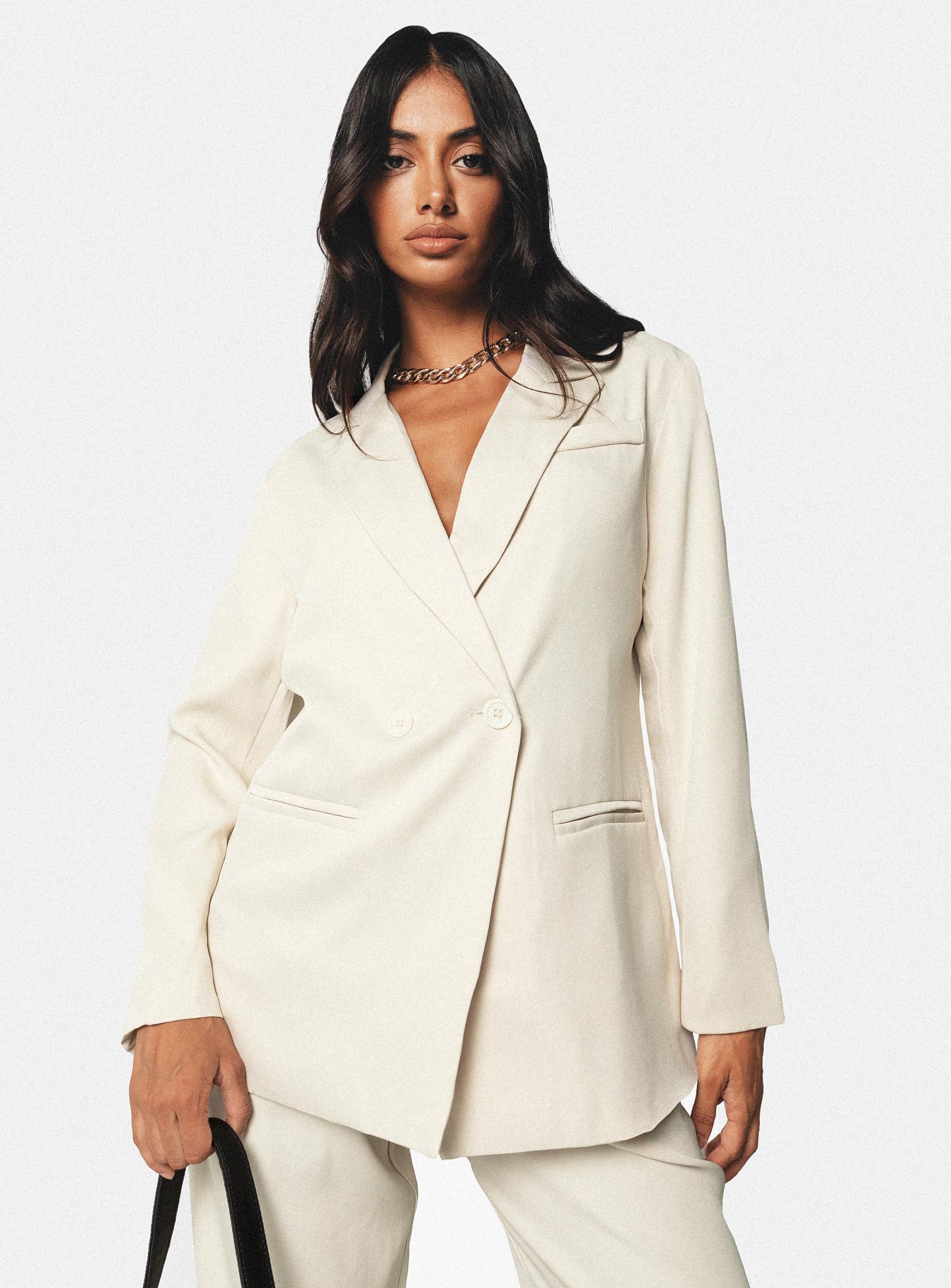Deagon Blazer Cream-Heyiad