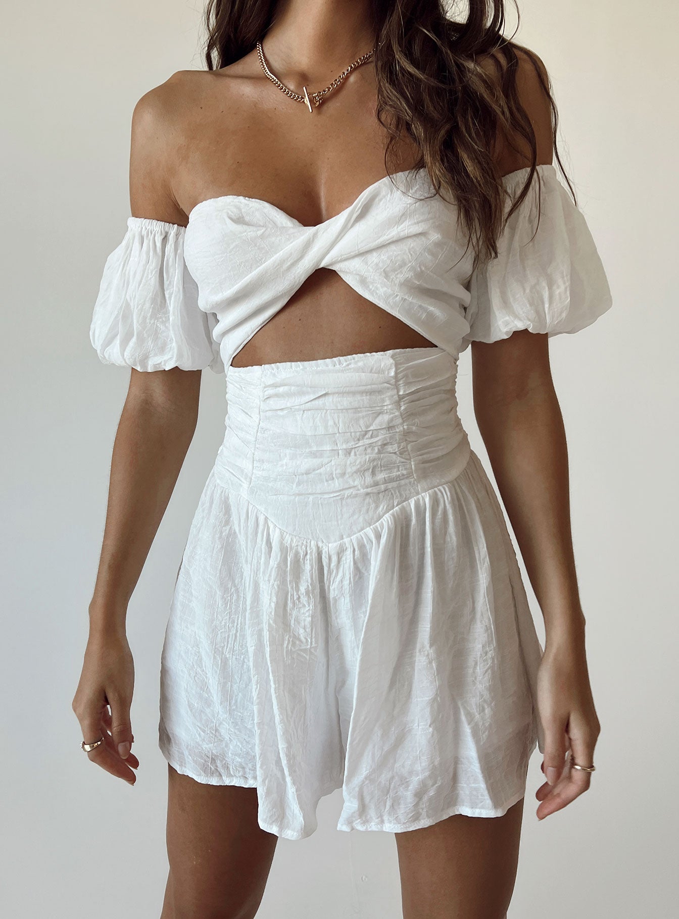 Karolina Romper White-Heyiad