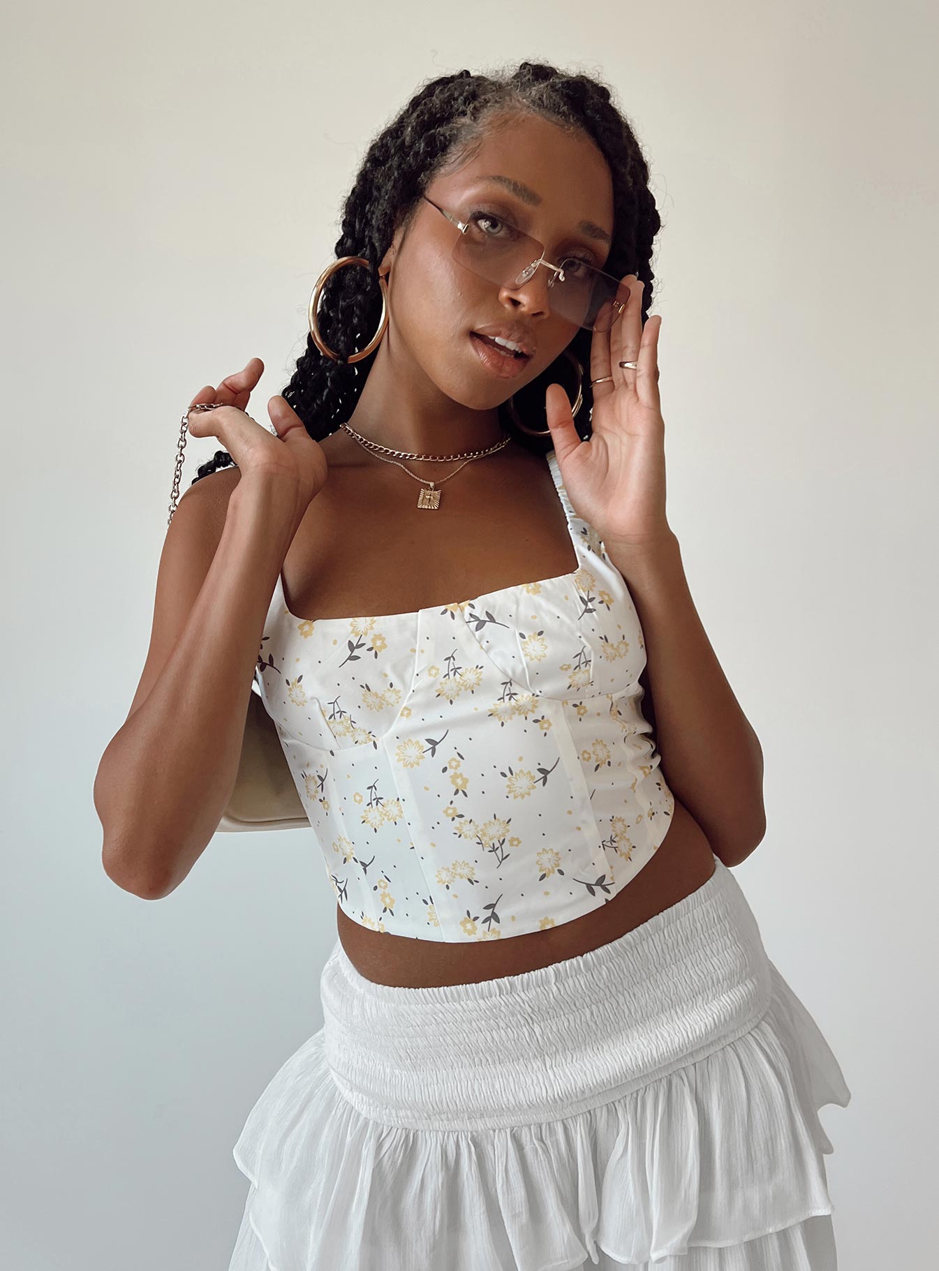 Cosette Top White-Heyiad