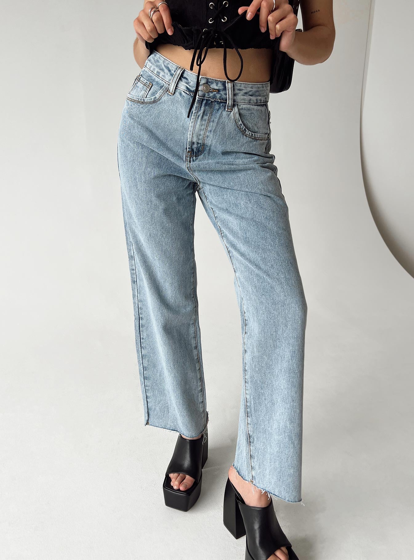 Kalinda Denim Jeans Petite-Heyiad