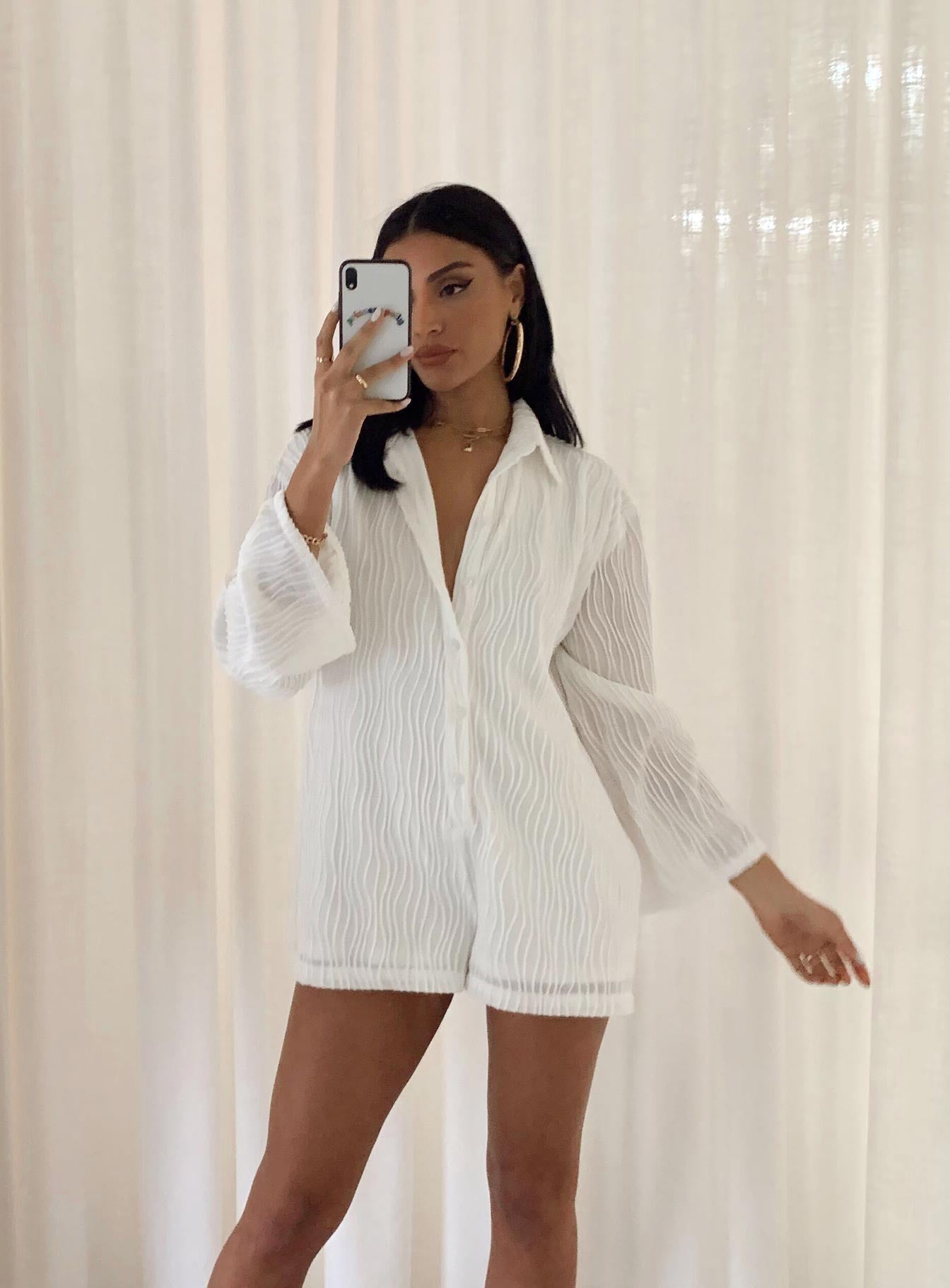 Dimitry Romper White-Heyiad