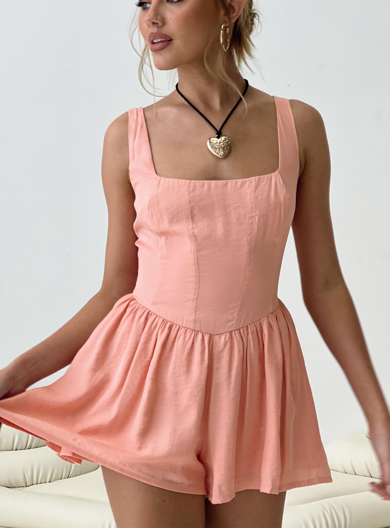 Judson Romper Pink-Heyiad