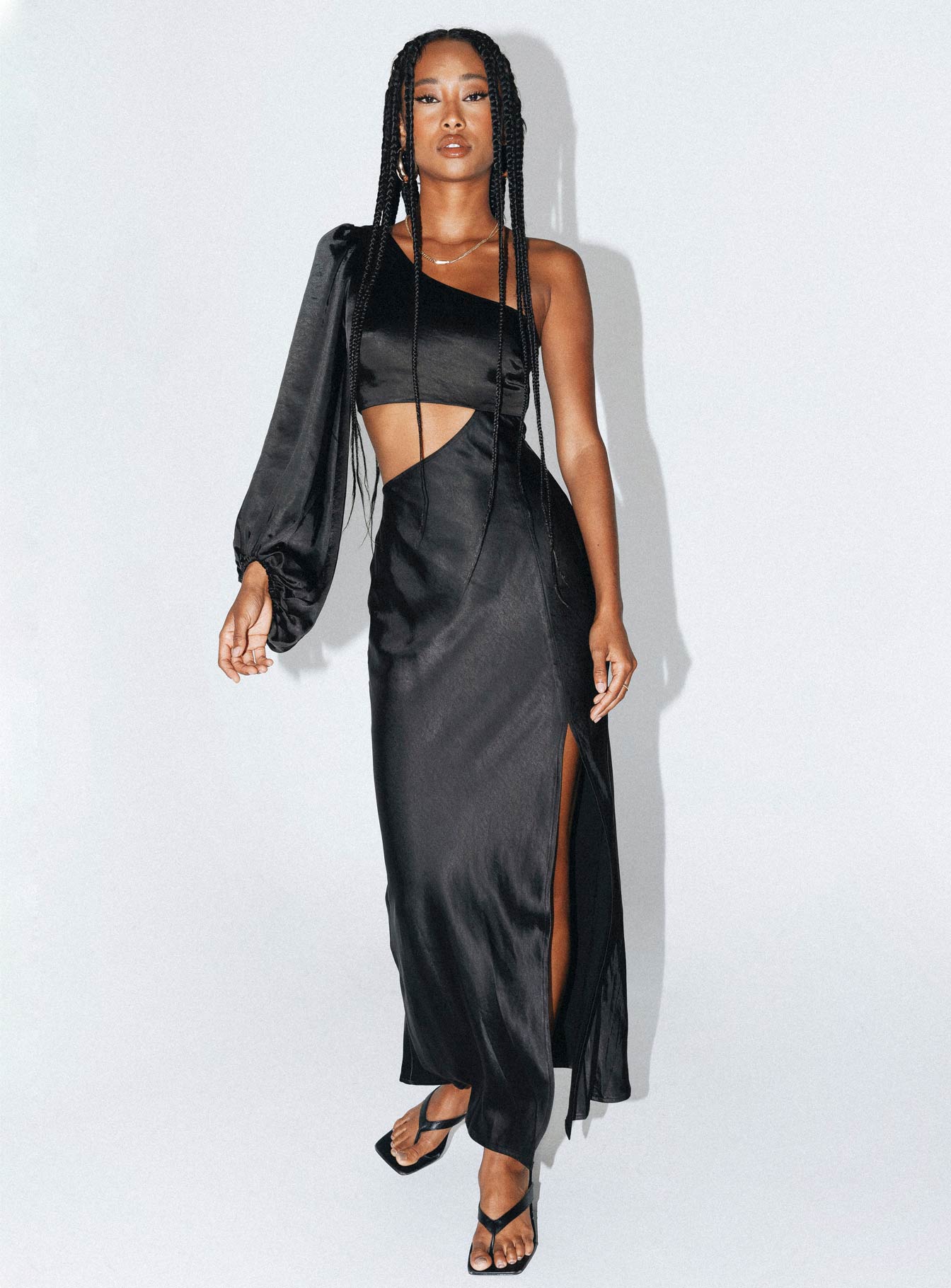 Karter Maxi Dress Black-Heyiad