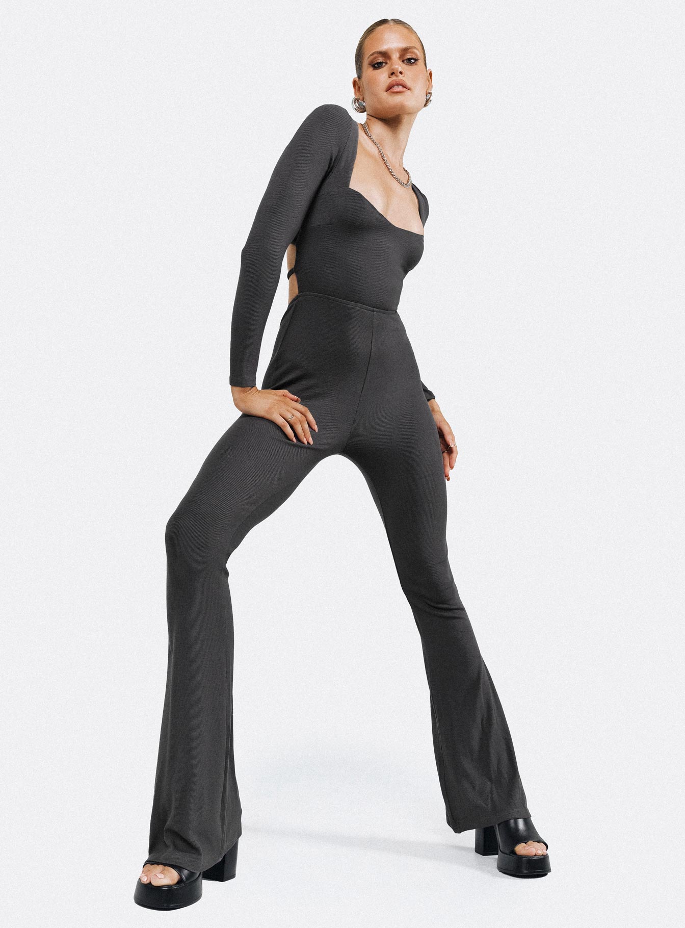 Devera Jumpsuit Slate-Heyiad