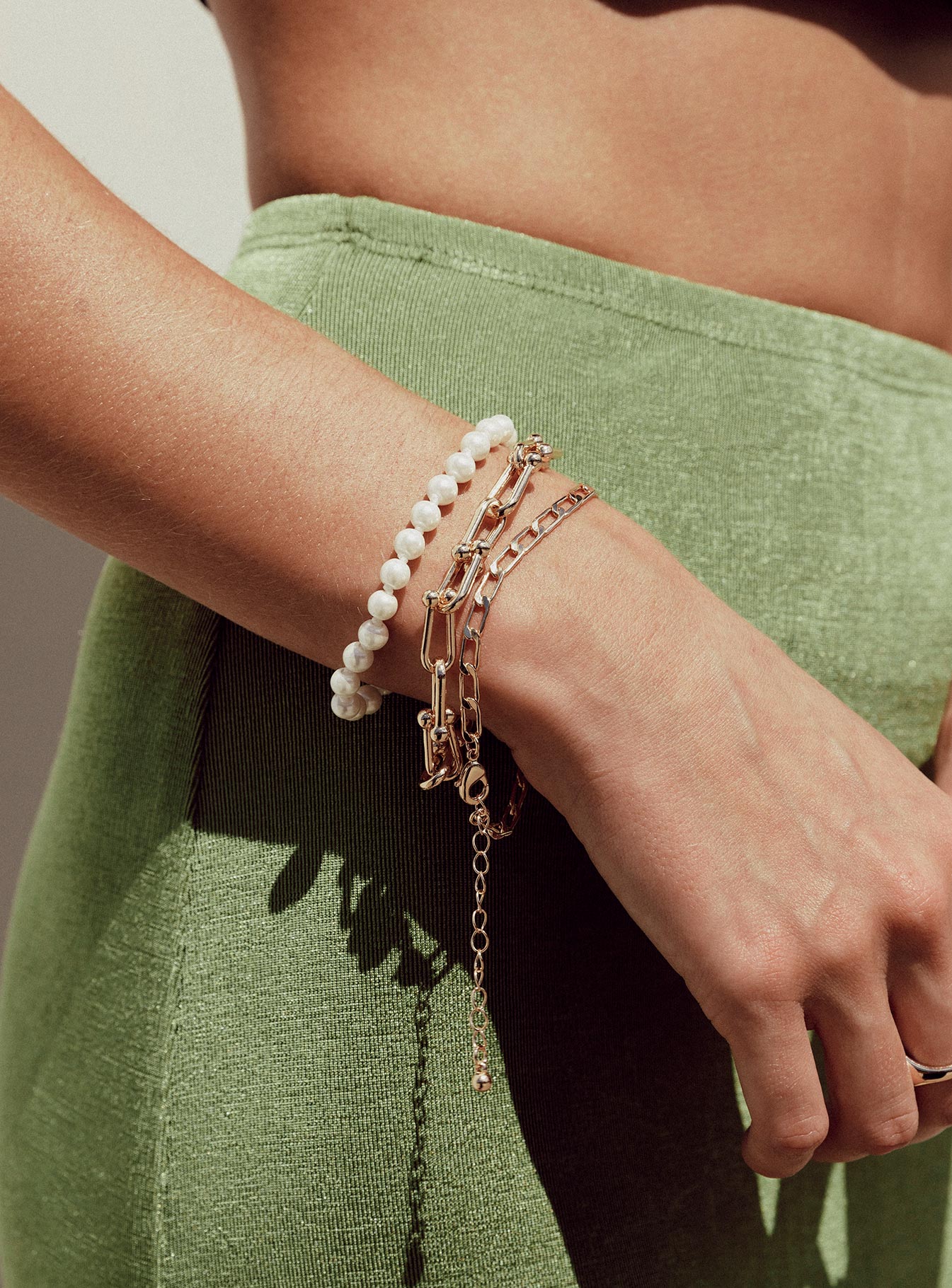 Just A Style Bracelet Set Gold-Heyiad