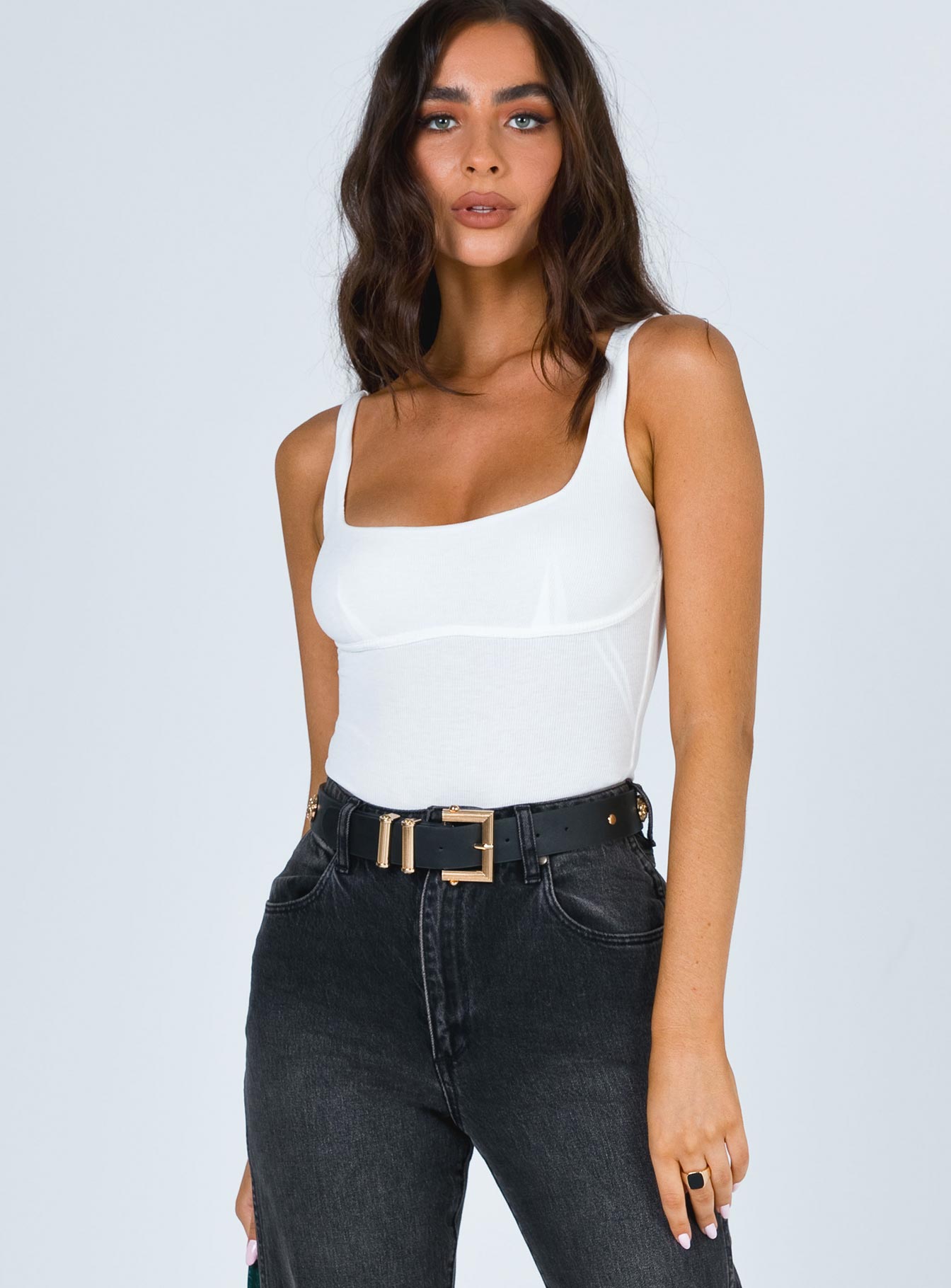 Crosby Bodysuit White-Heyiad