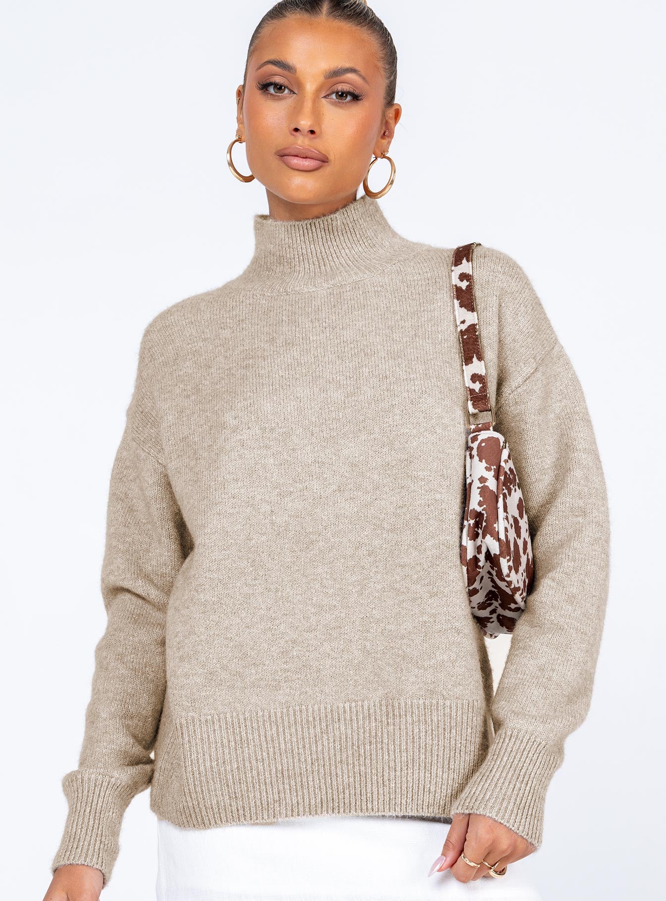 Juls Sweater Beige-Heyiad