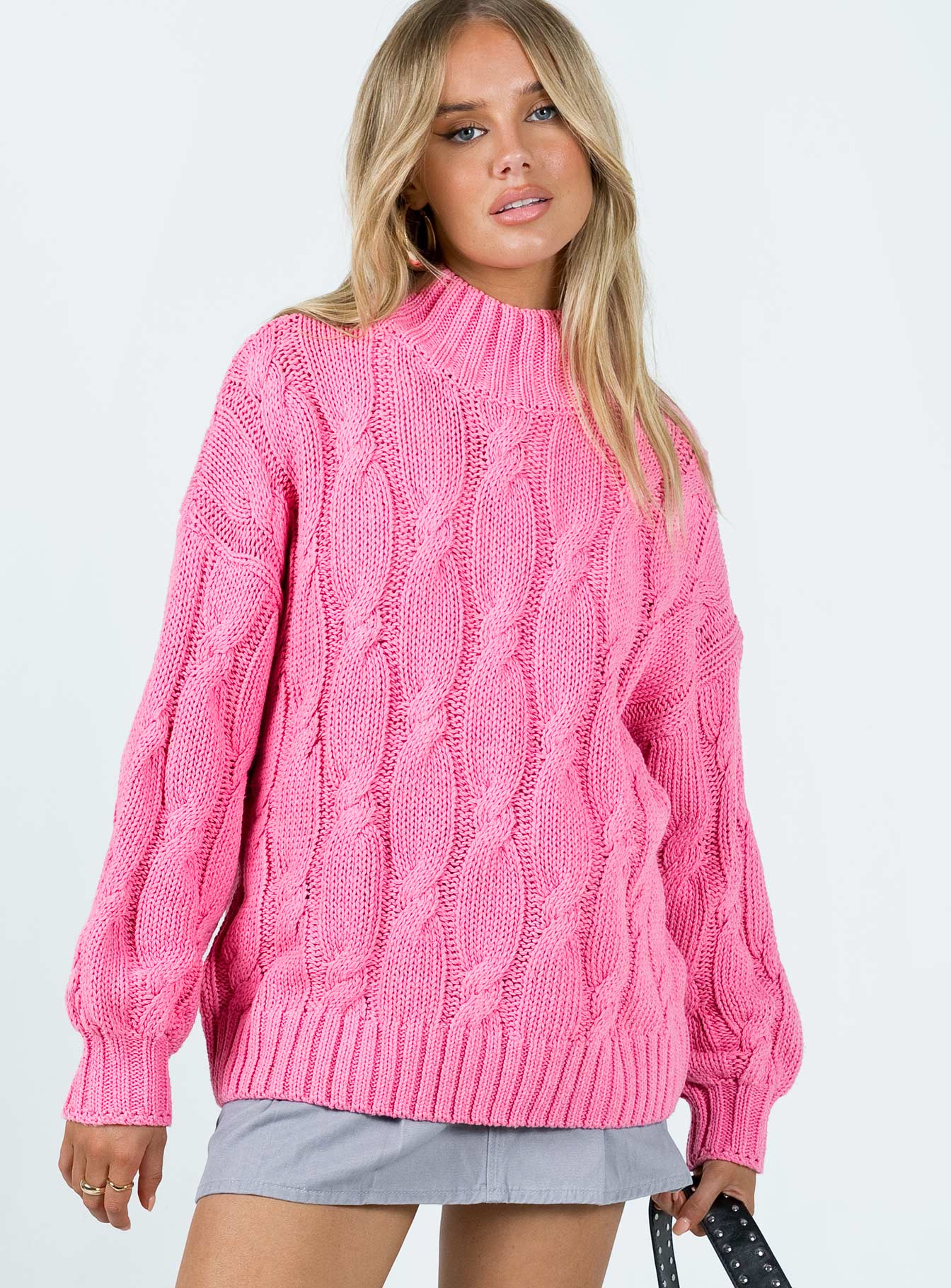 Jendi Sweater Pink-Heyiad
