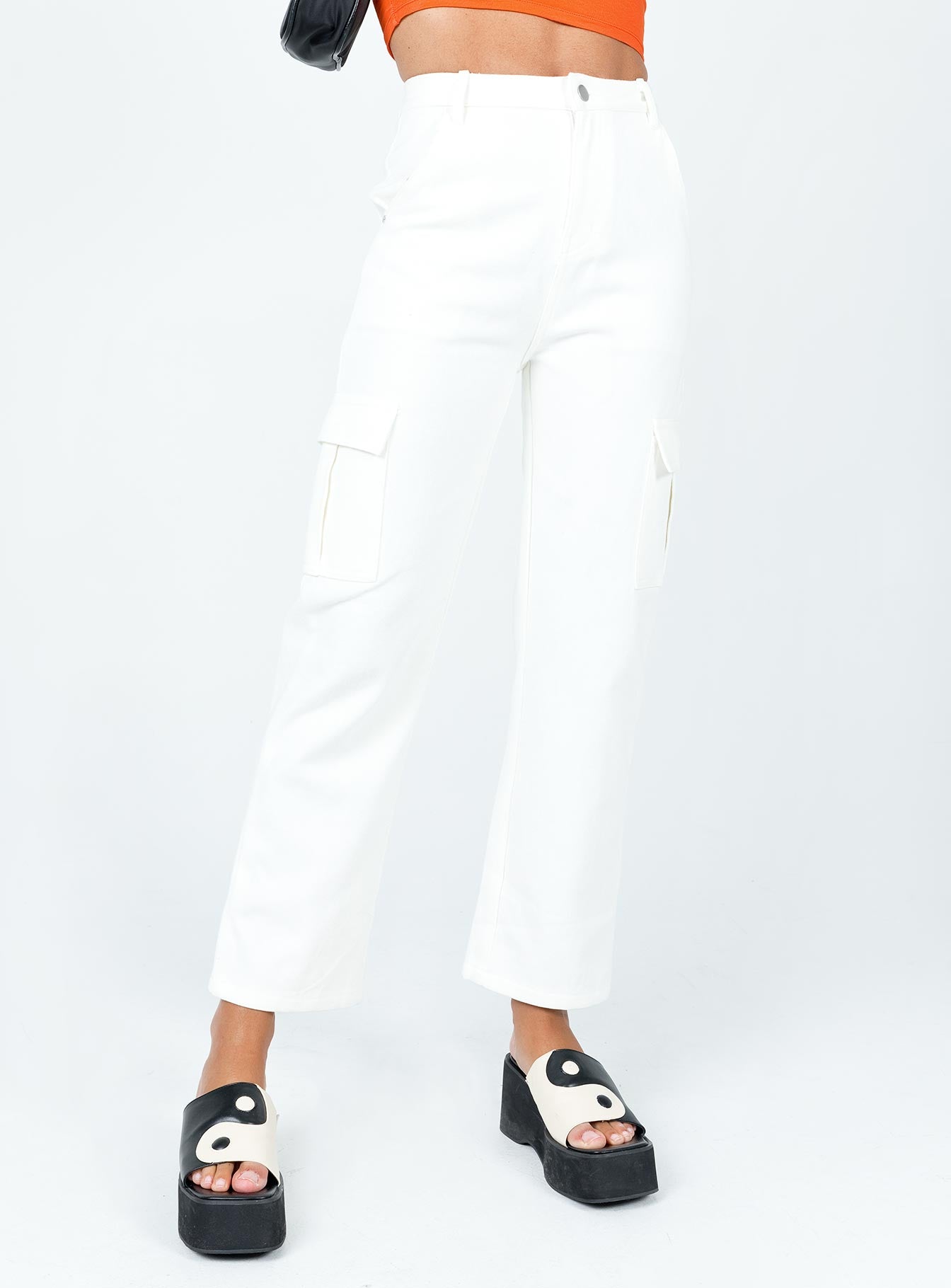 Jeremiah Cargo Jeans White-Heyiad