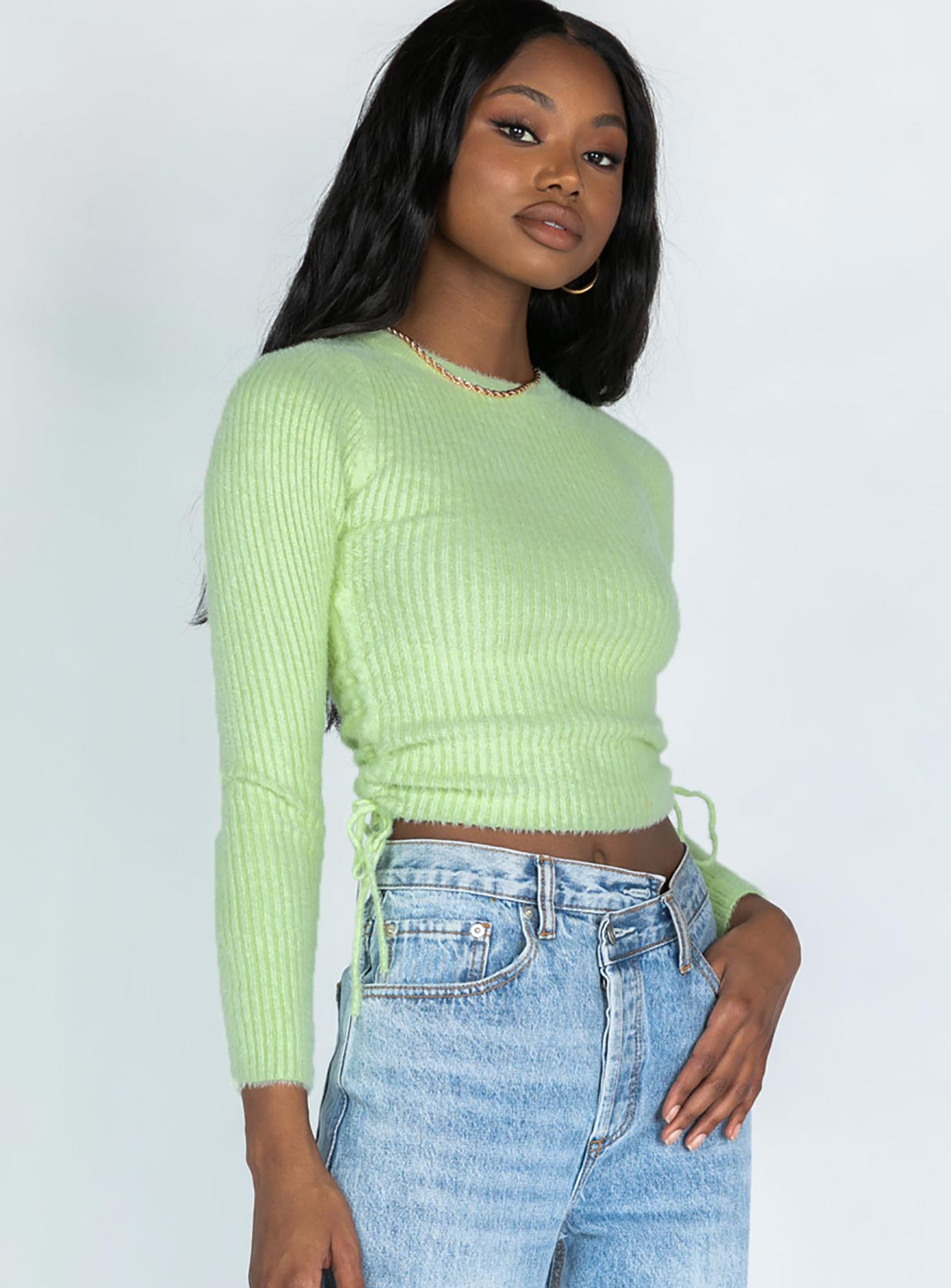 Jesica Sweater Green-Heyiad