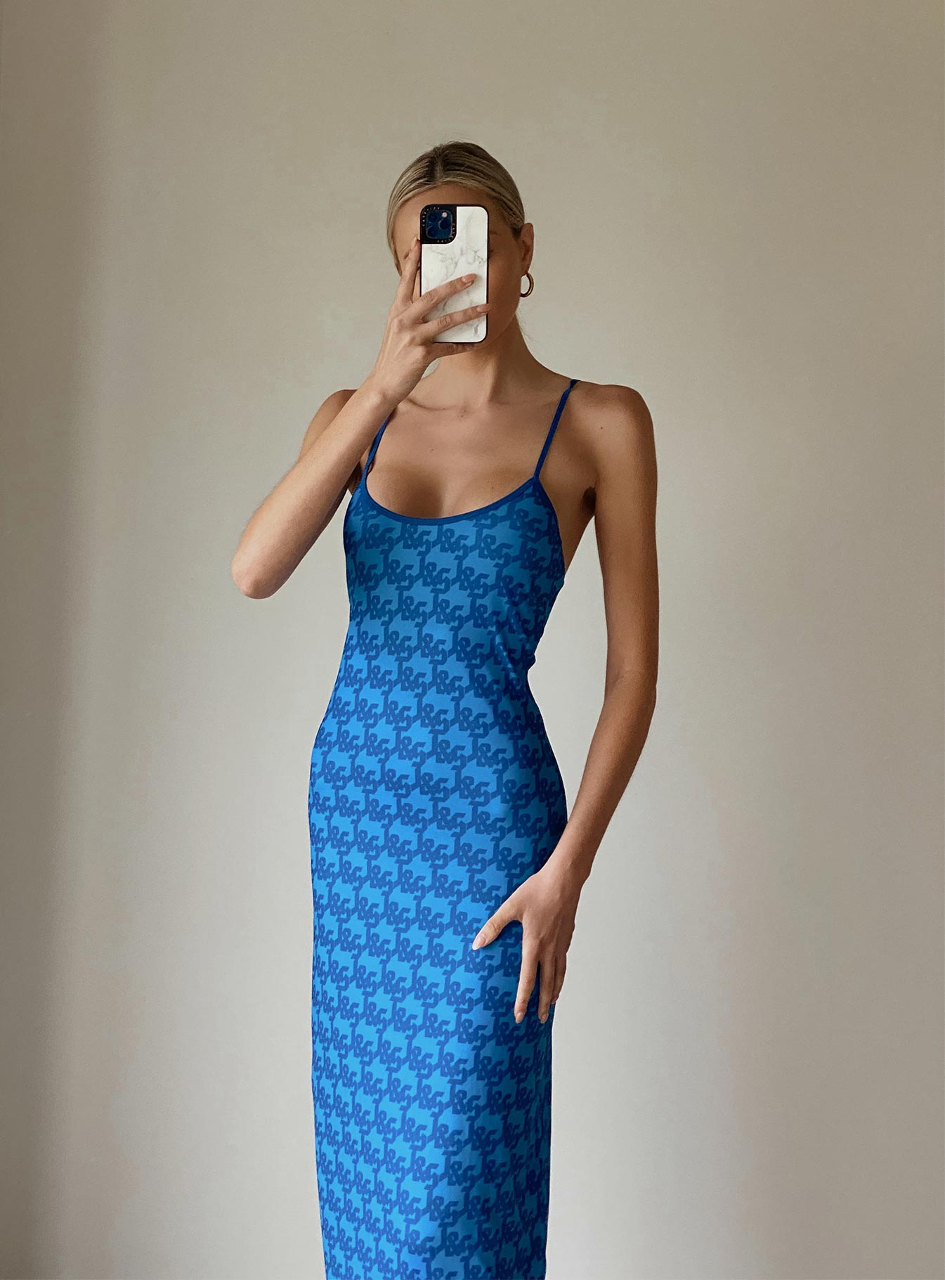 JGR & STN Cassie Maxi Dress Blue-Heyiad