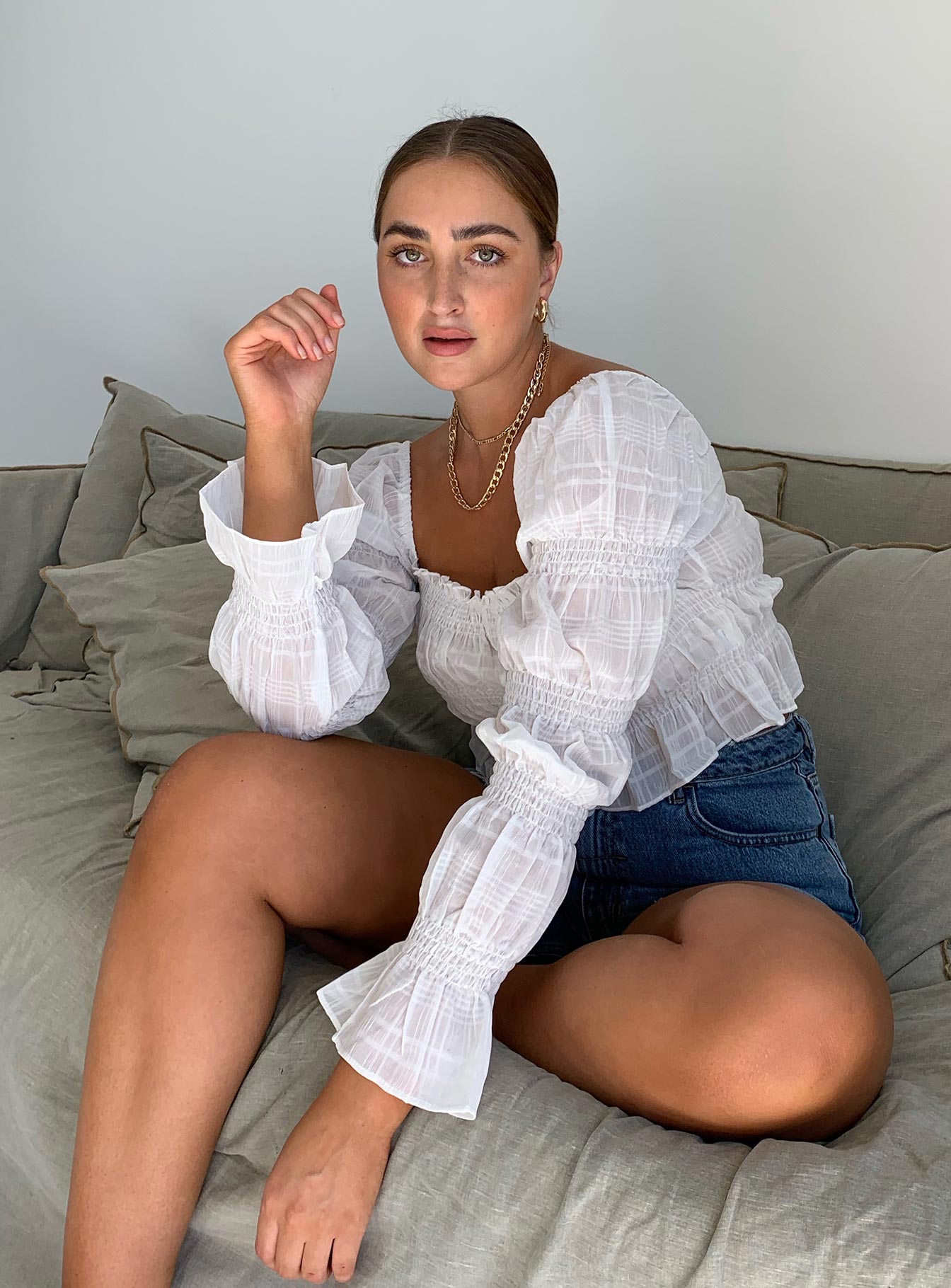 Jolee Top White-Heyiad