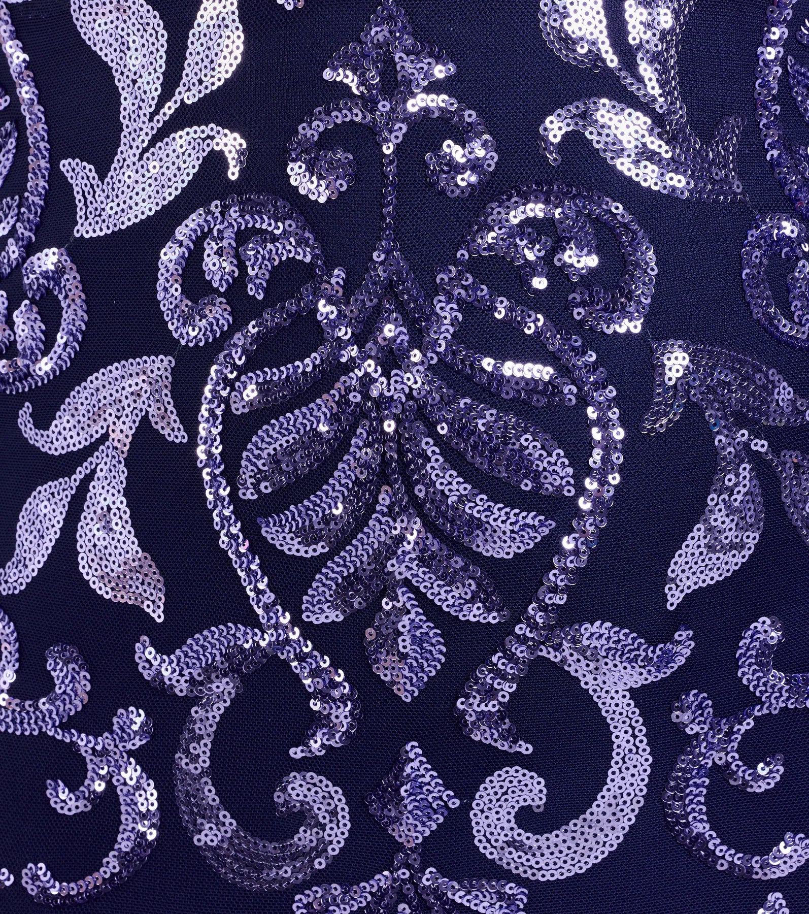 Step into the Prom 2025 dance in the Shelby Lace-Up Slit Sequin Formal Dress in navy, a stunning blue prom dress designed to complement any theme with its timeless allure and statement-making style.