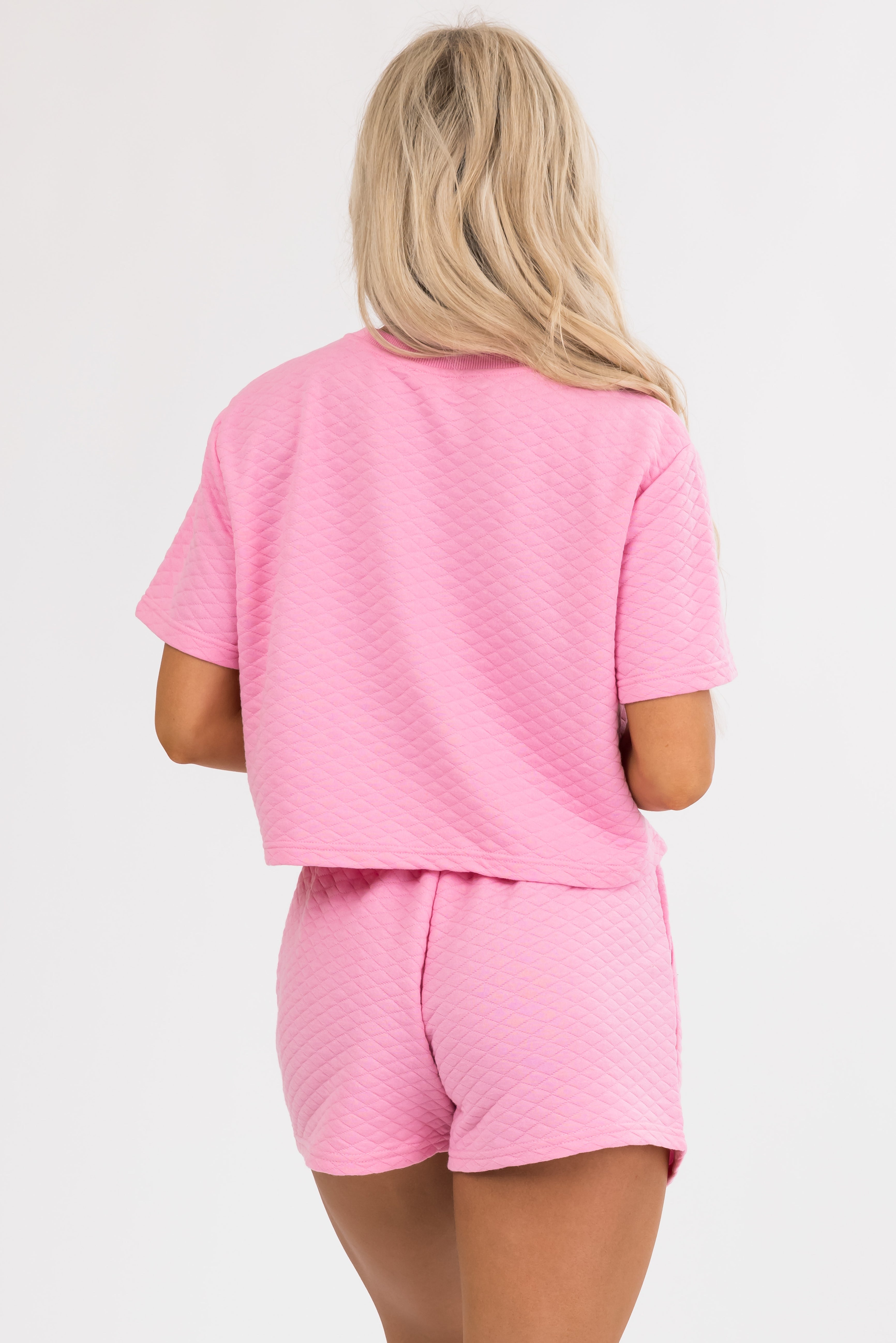 Carnation Quilted 'Pickleball' Graphic Top-Newayad