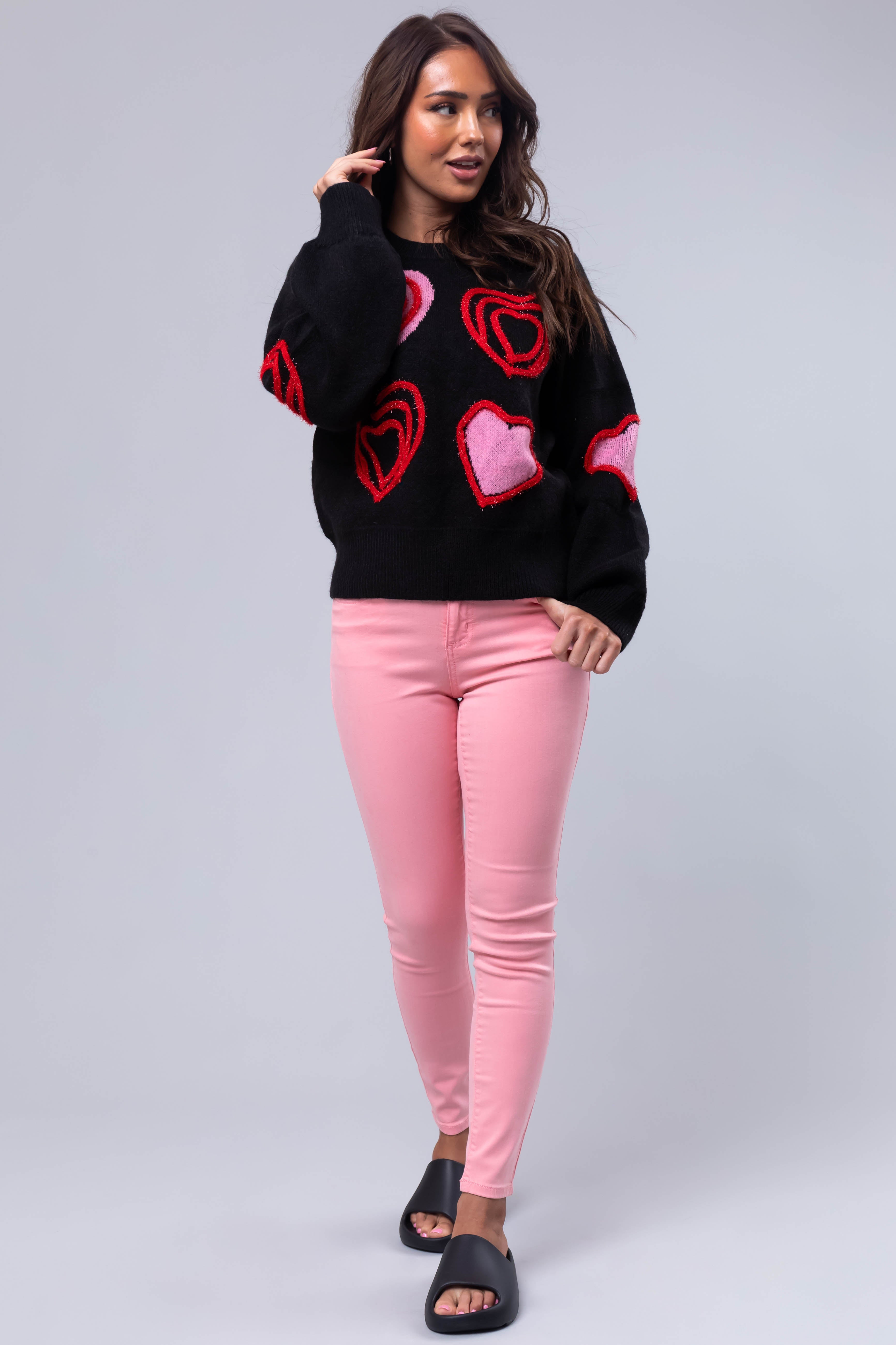 Cello Bubblegum Mid Rise Ankle Skinny Jeans-Newayad