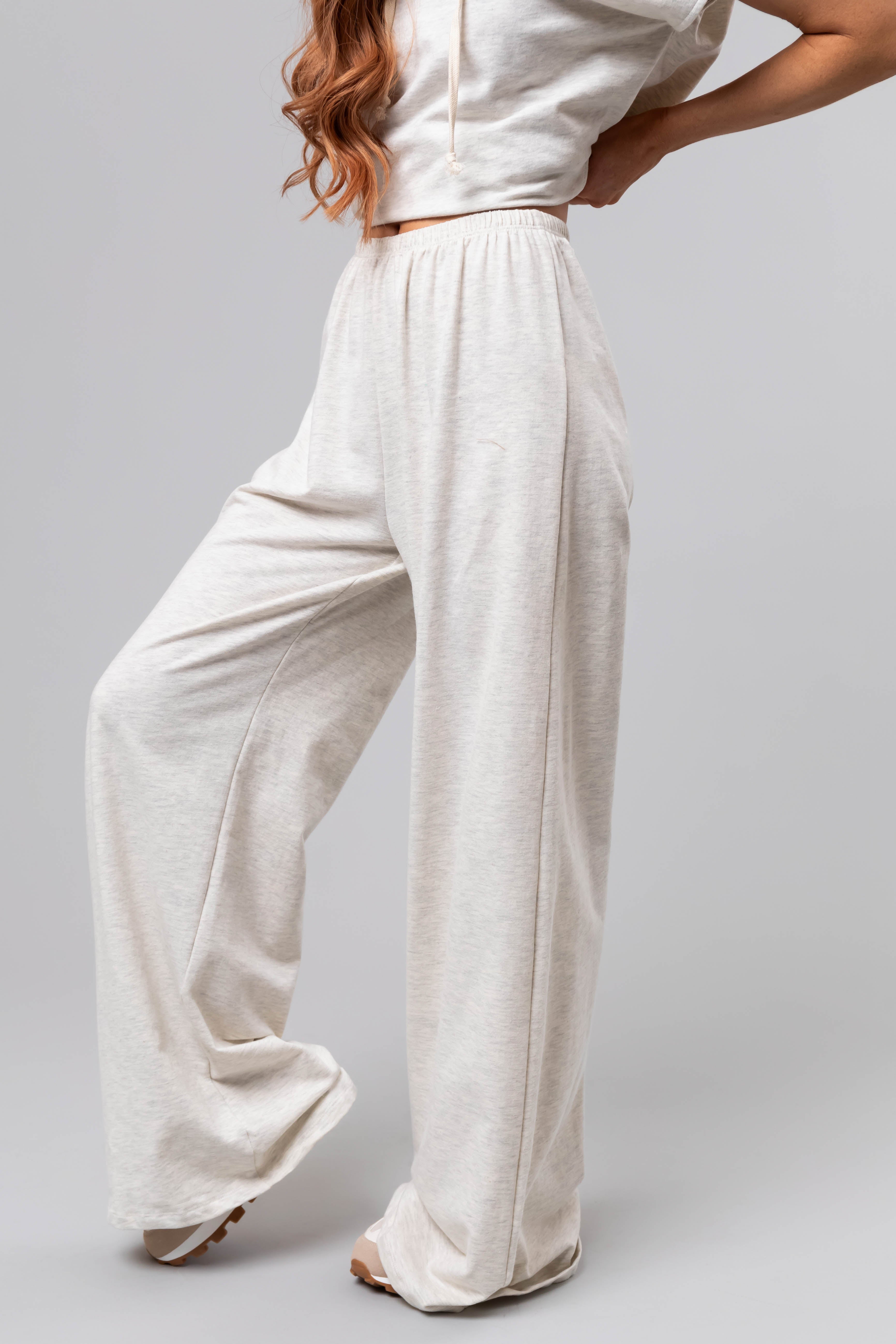 Coconut Short Sleeve Hooded Lounge Set-Newayad