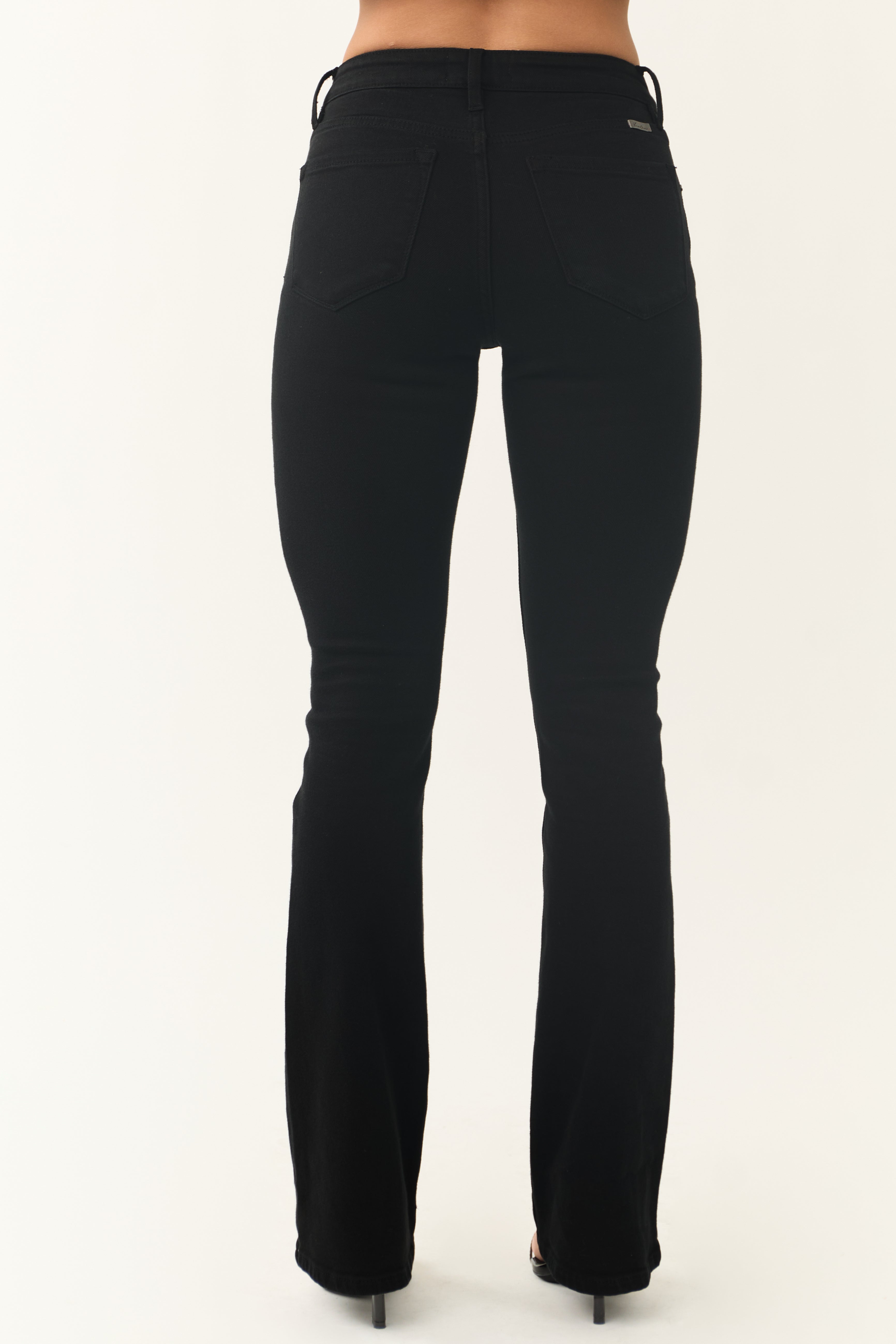 KanCan Black High Rise Bootcut Jeans-Newayad