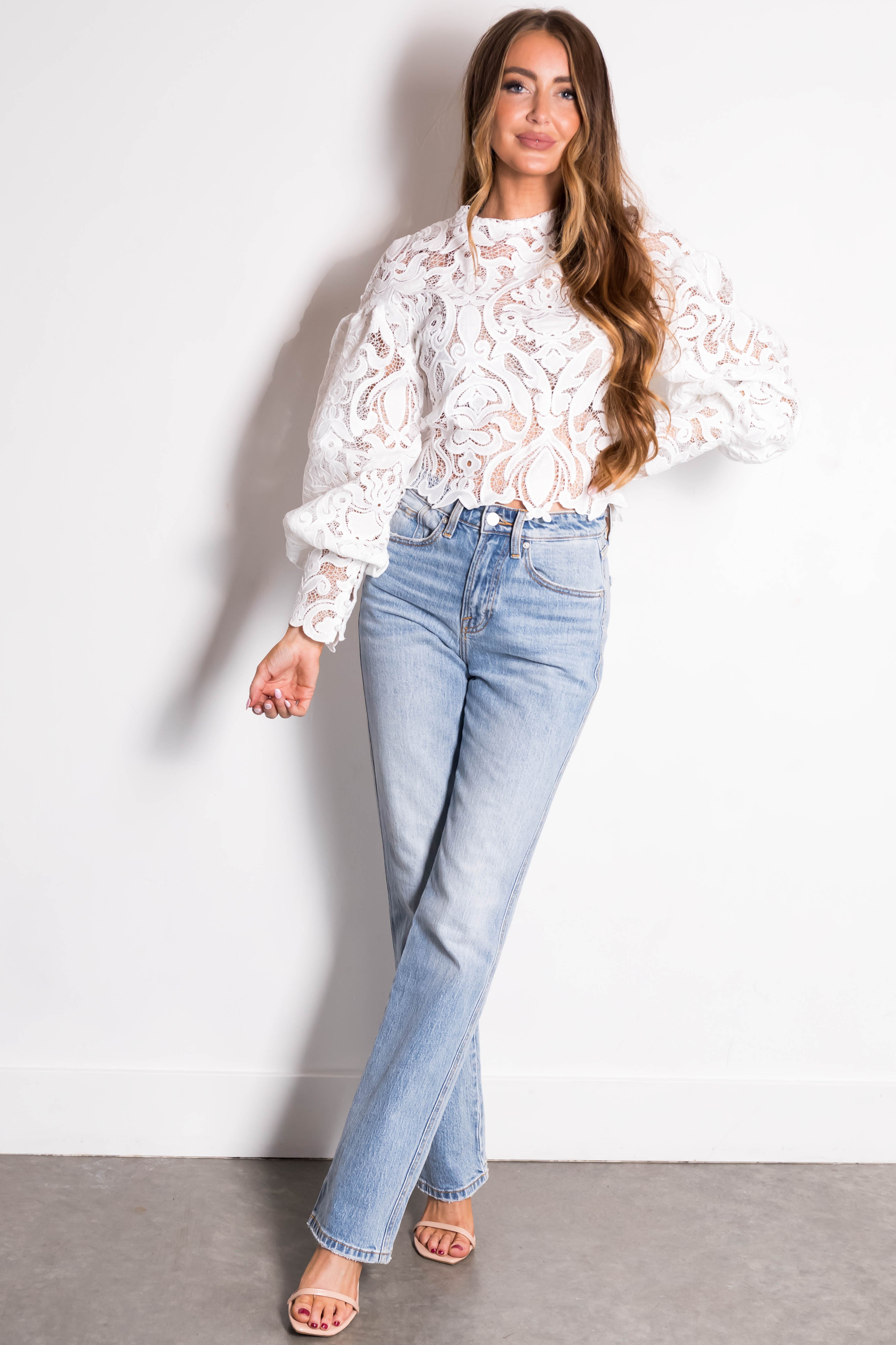 KanCan Light Wash Ultra High Rise Bootcut Jeans-Newayad