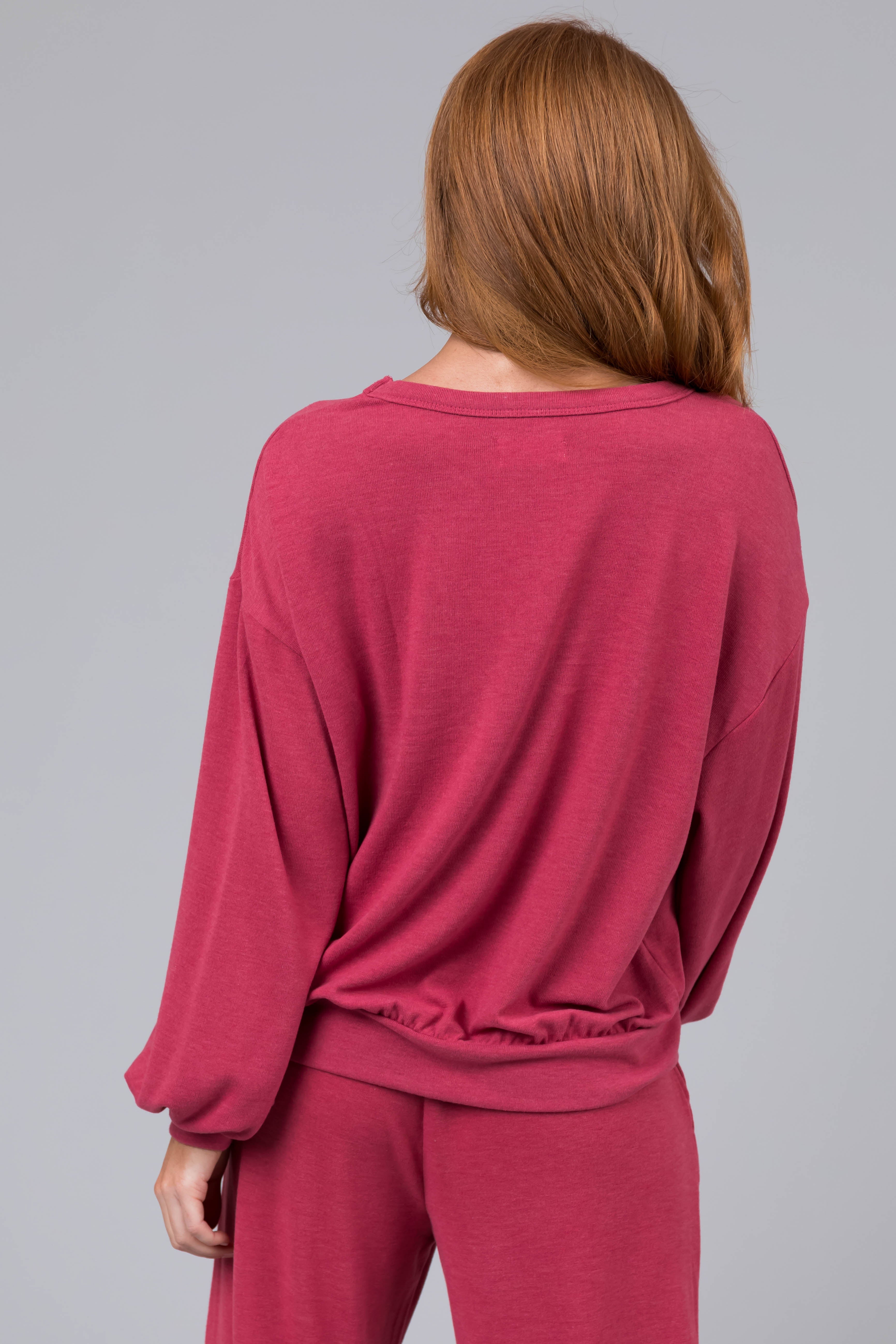 Muted Watermelon Soft Button Up Cardigan-Newayad