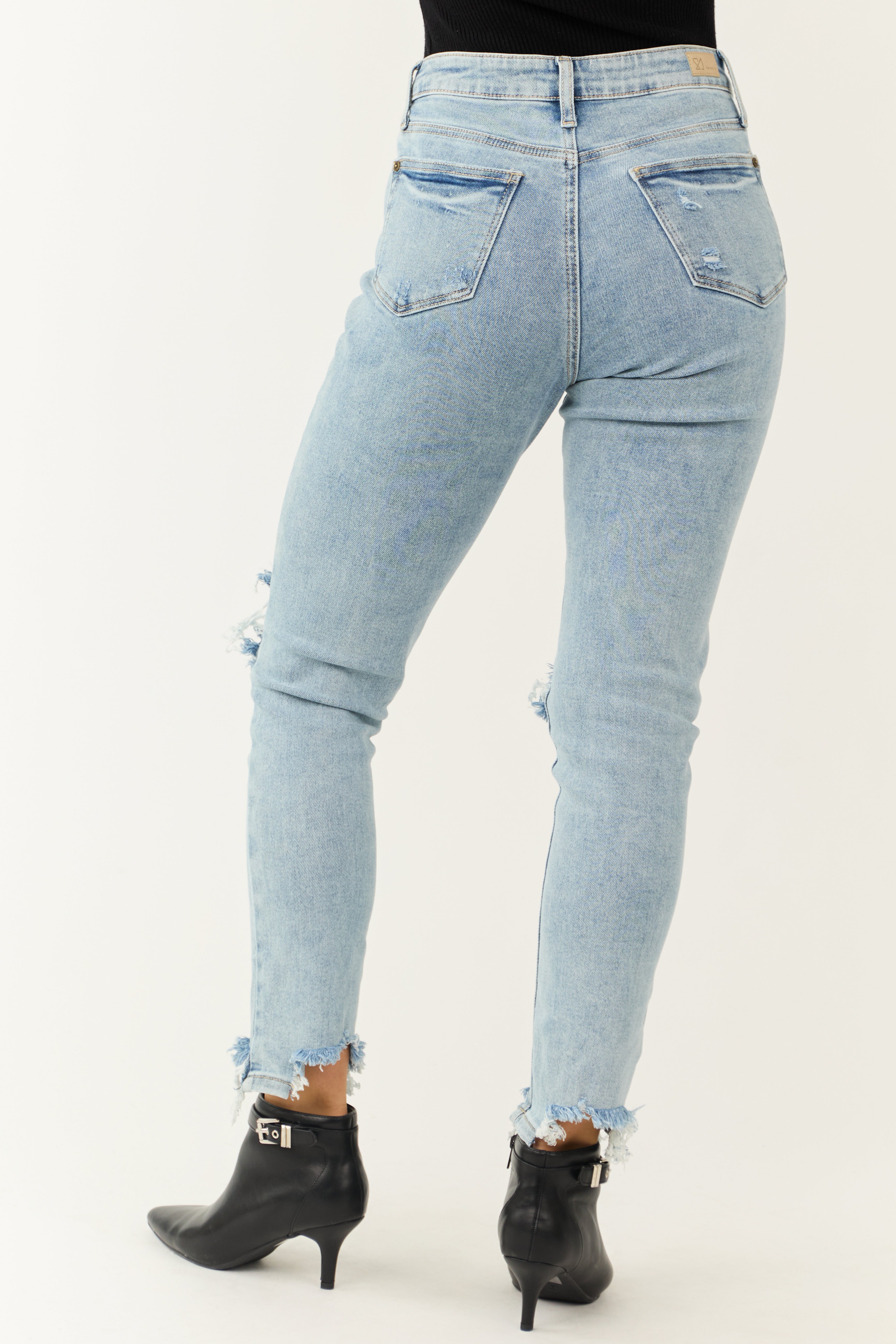 Special A Light Wash Straight Leg Jeans-Newayad