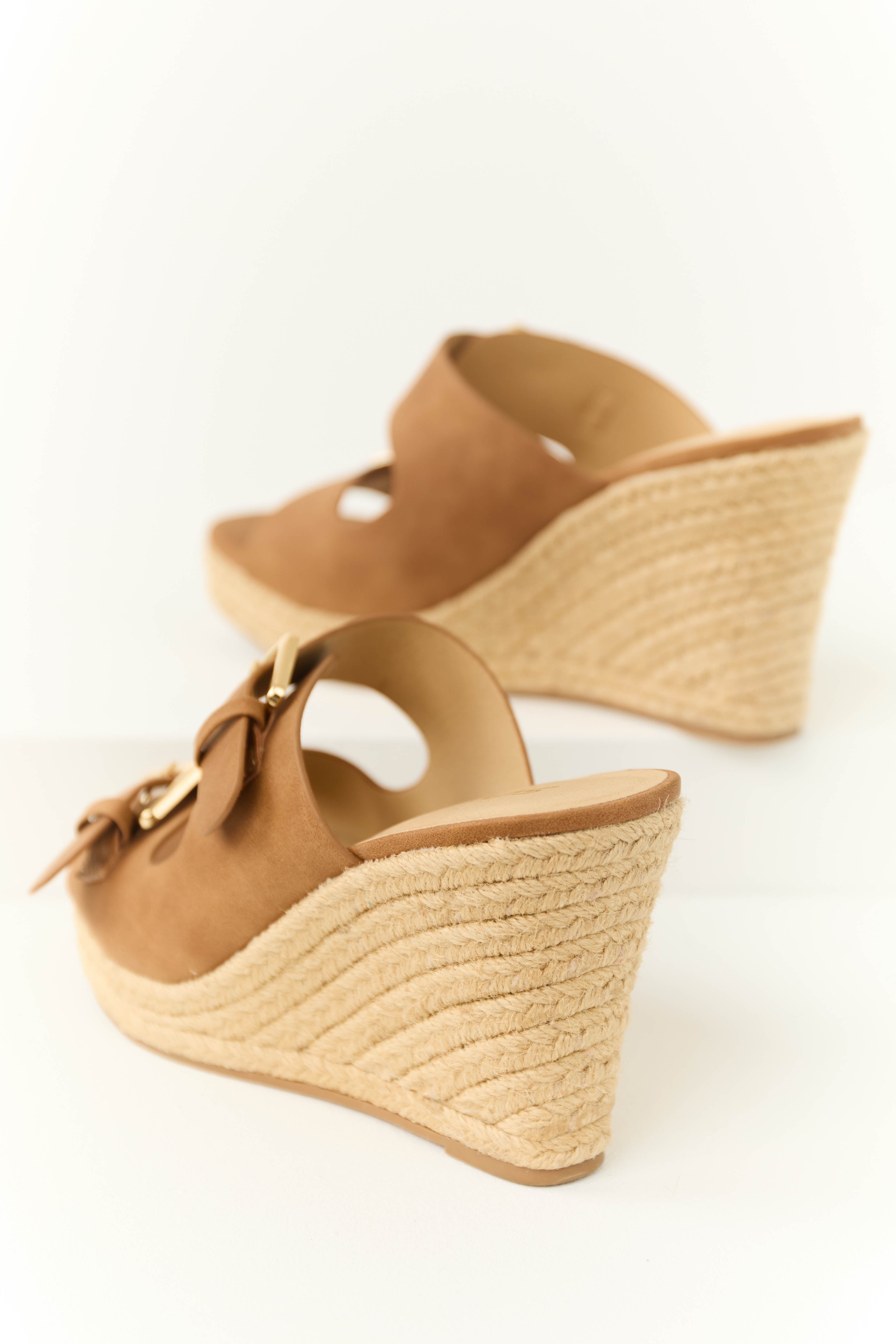 Spice Double Strap Espadrille Wedges-Newayad