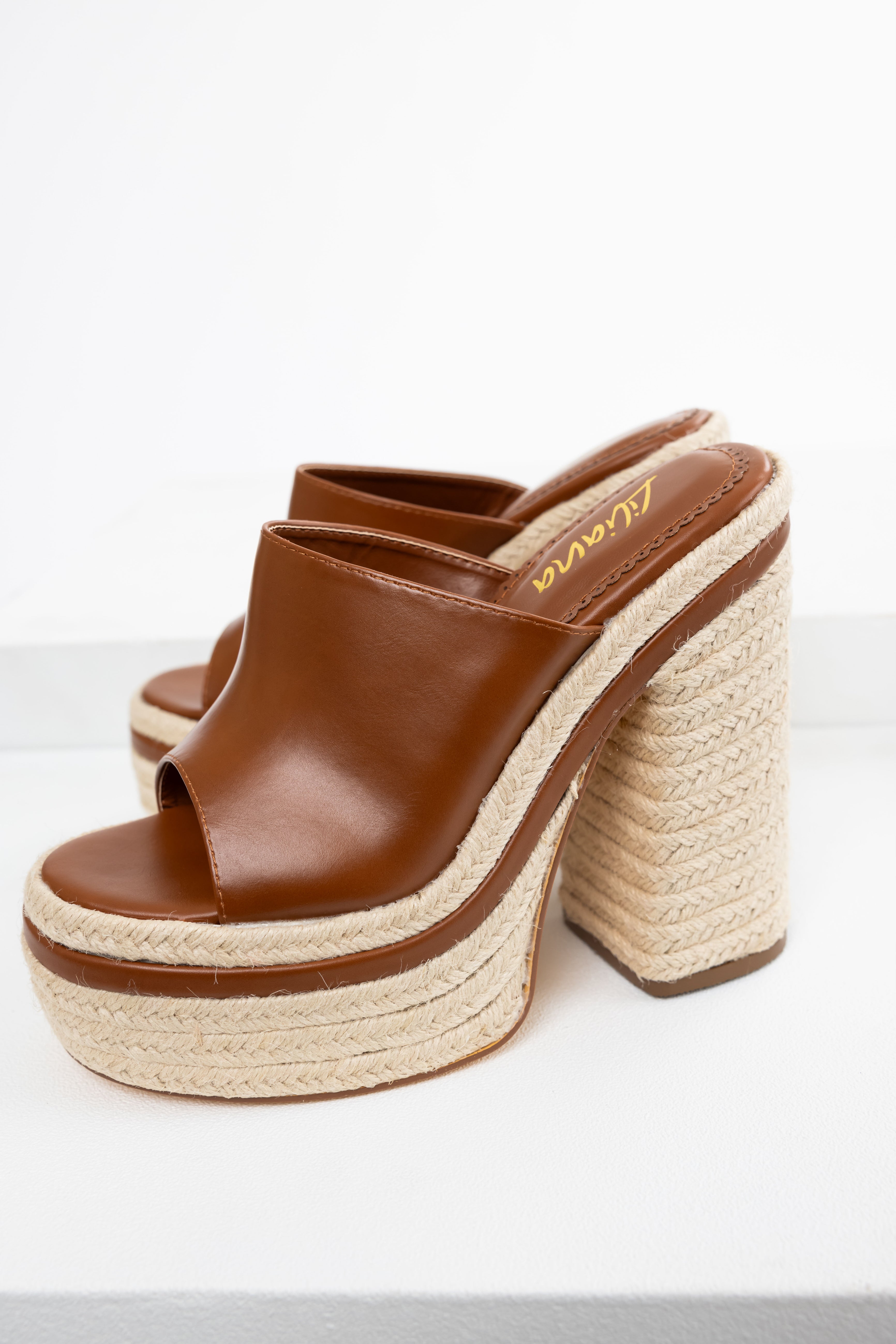 Spice High Heel Espadrille Platform Sandals-Newayad