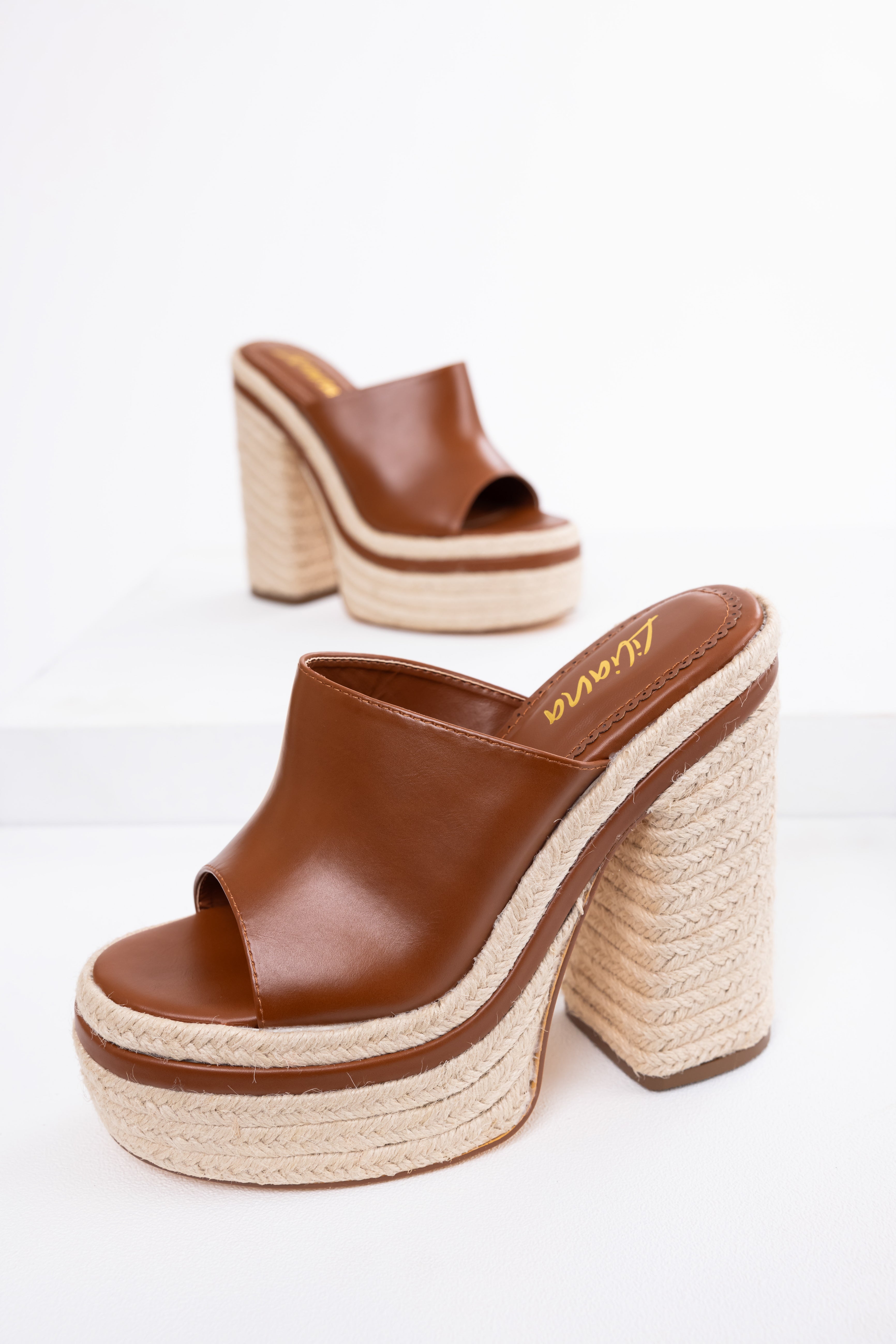 Spice High Heel Espadrille Platform Sandals-Newayad